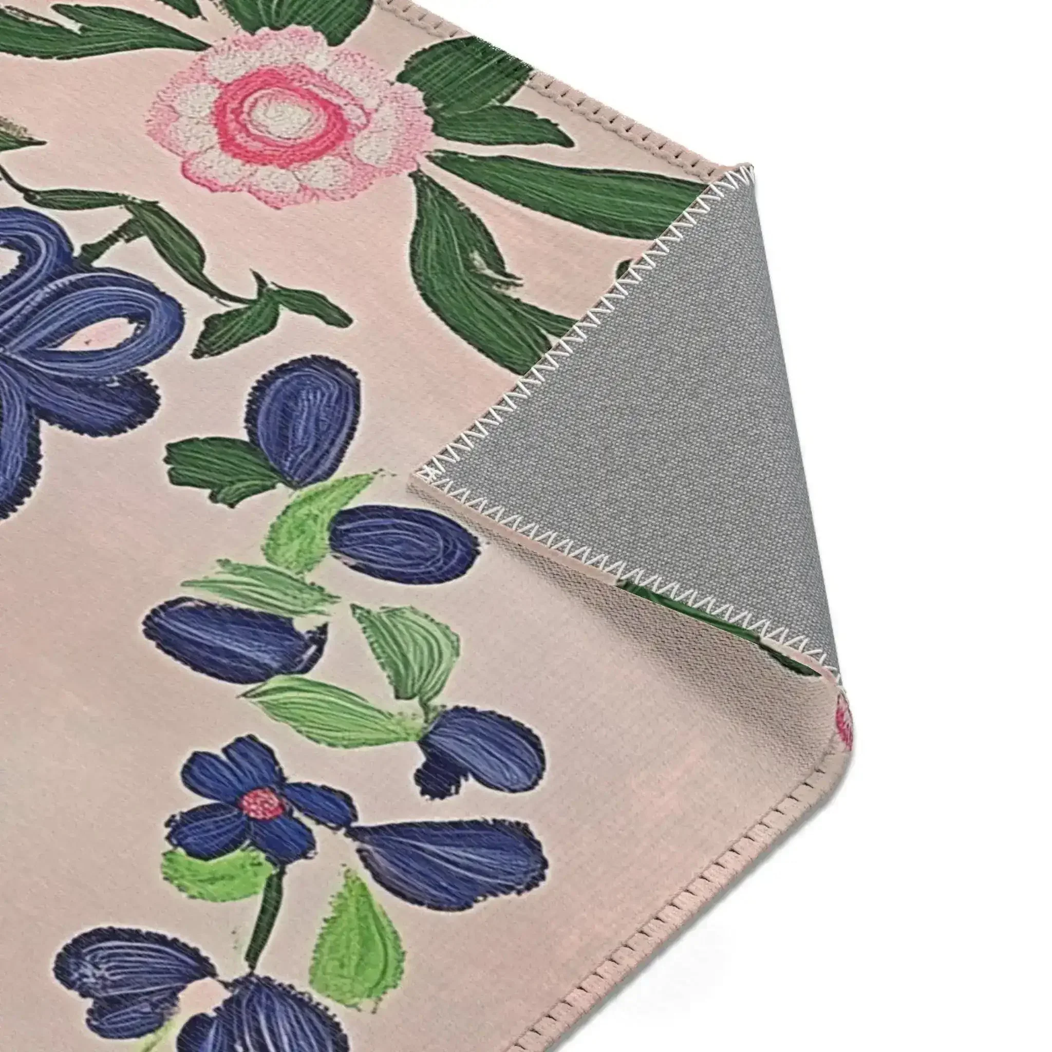 Vintage Petal Medallion Accent Rug - Image 6