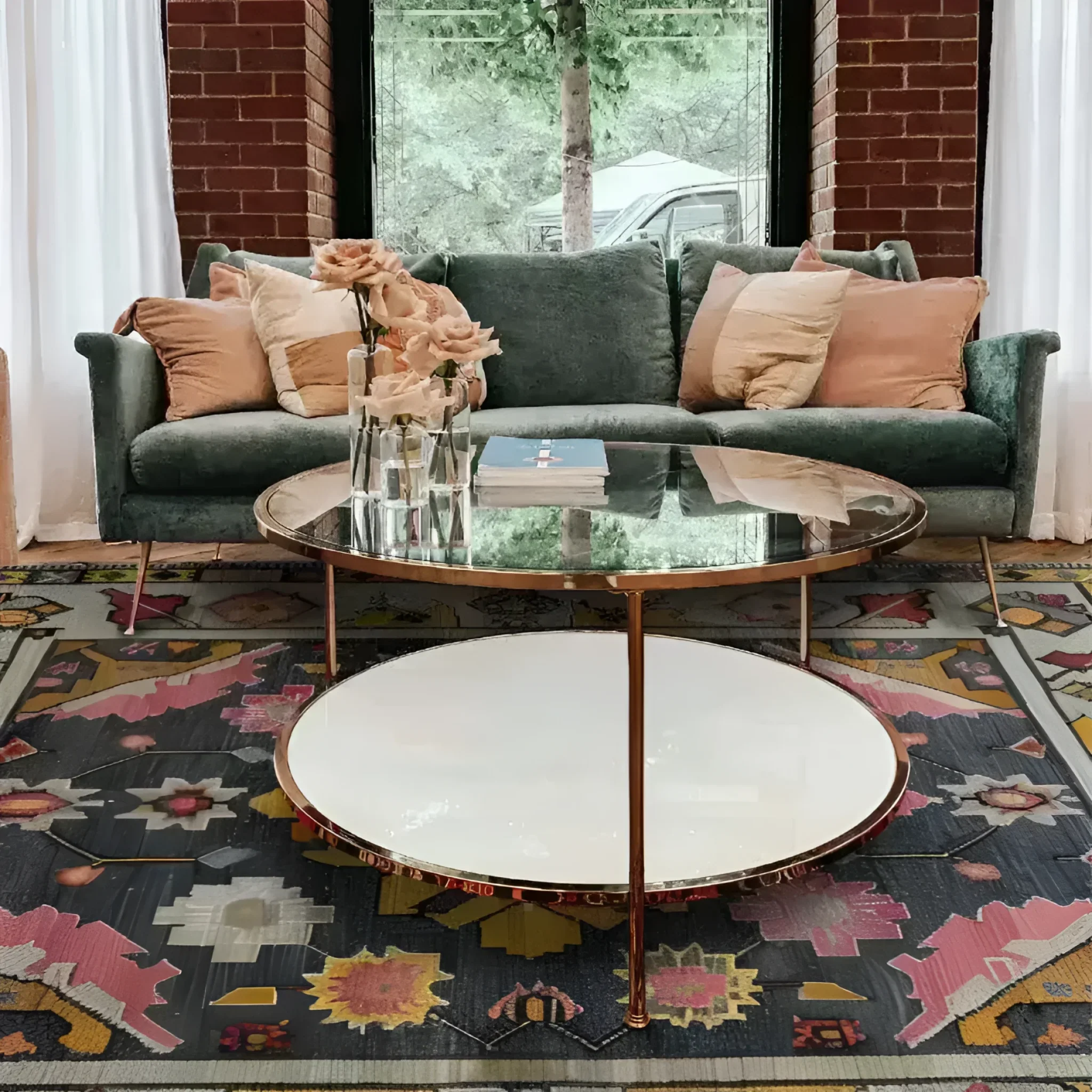 Vintage Tribal Hand Knotted Area Rug - Image 3