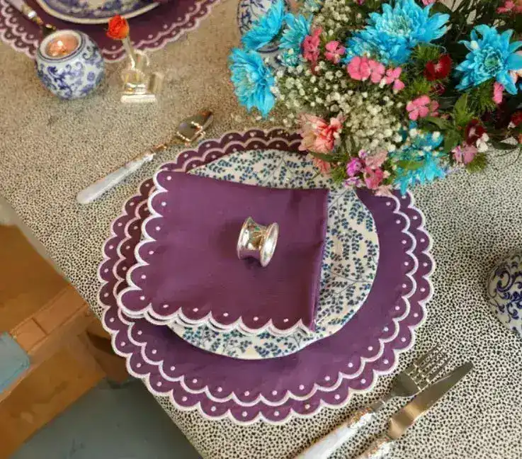 Violet Vigor Placemats - Image 2