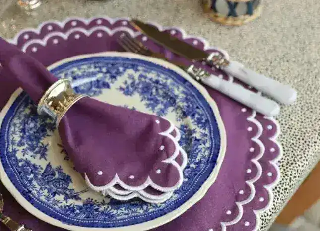 Violet Vigor Placemats - Image 3