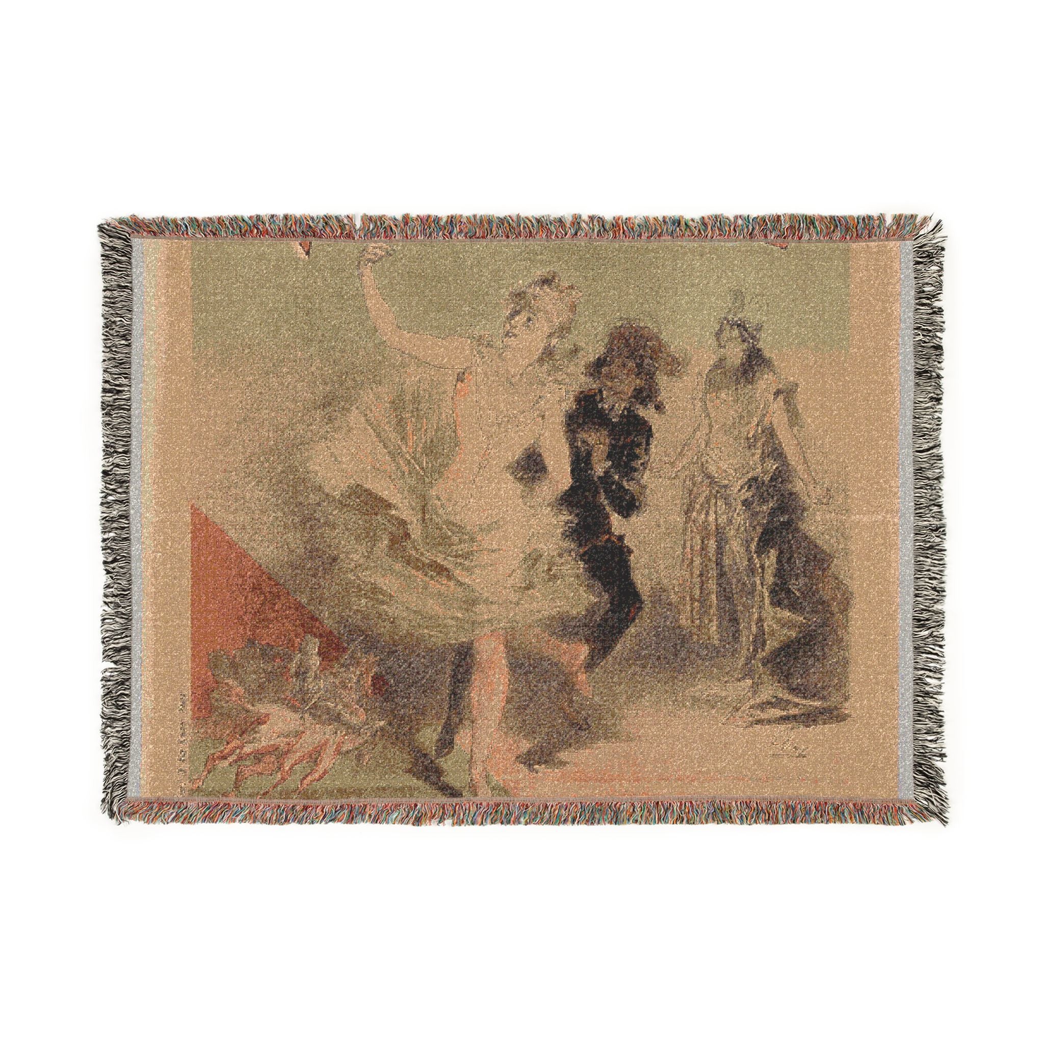 viviane-jules-cheret | Woven Tapestry Blanket