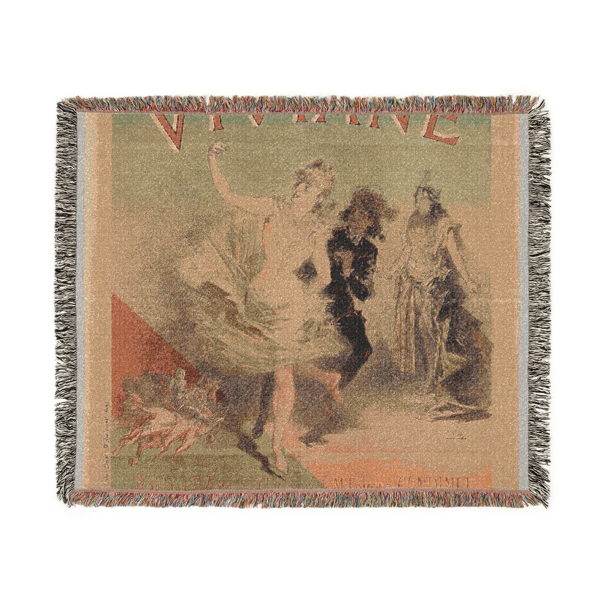 viviane-jules-cheret | Woven Tapestry Blanket - Image 2