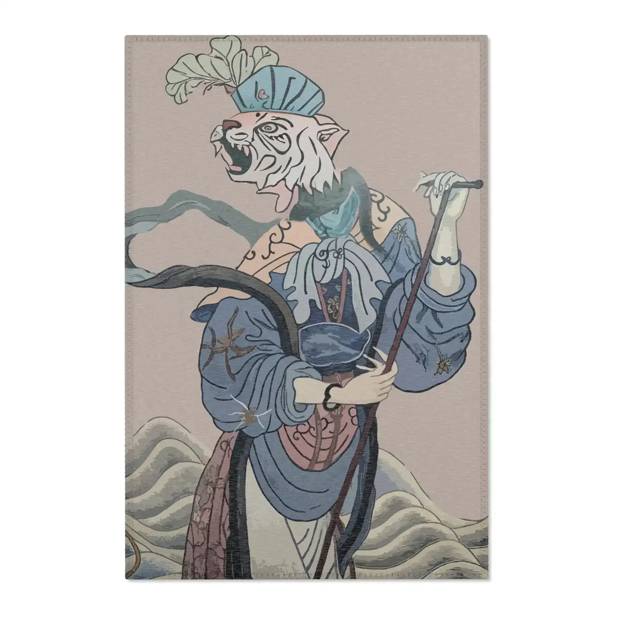 Warrior Tiger Accent Rug - Image 2