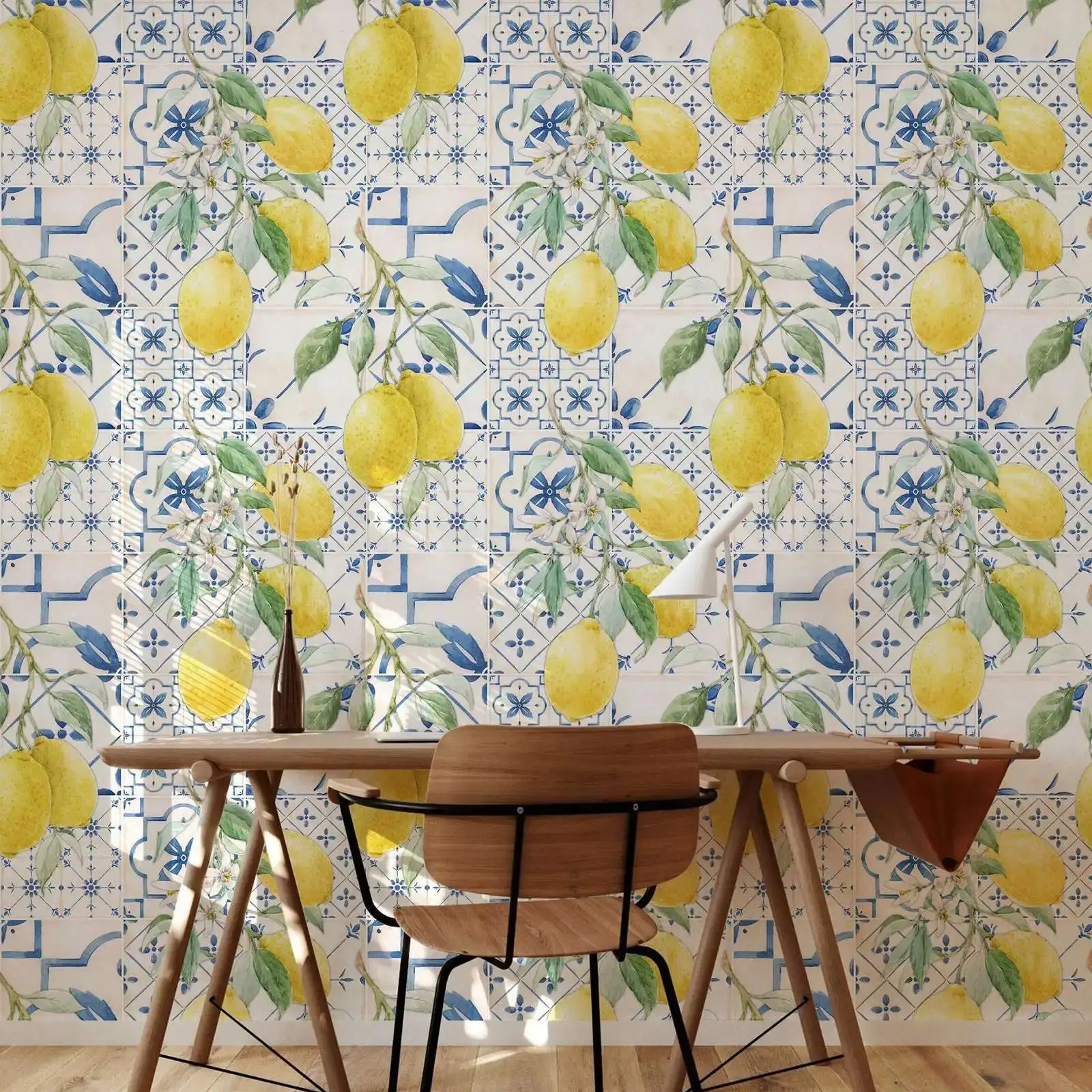 Watercolor Lemons Wallpaper - Image 4