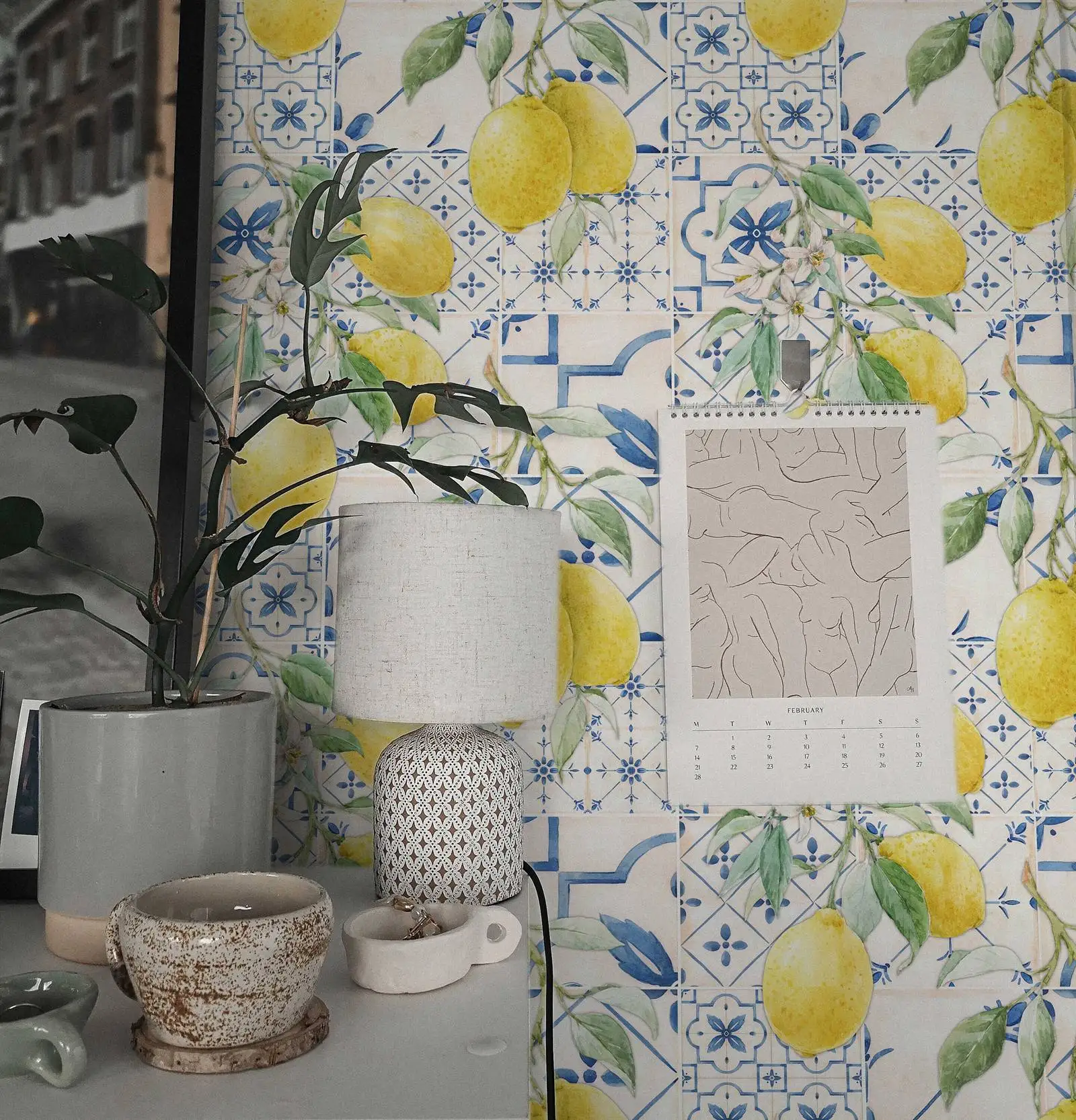 Watercolor Lemons Wallpaper - Image 5