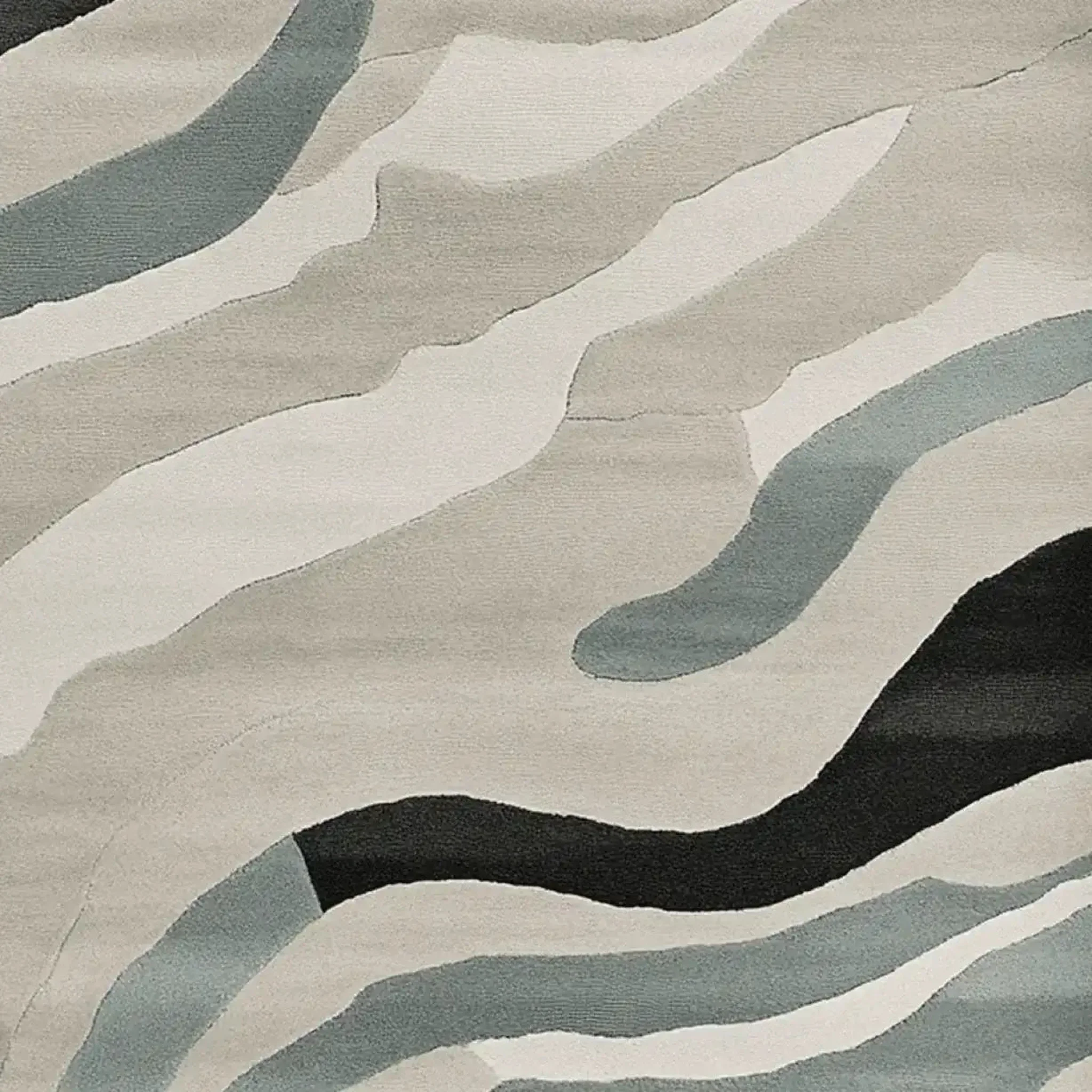 Wave Harmony Hand Tufted Rug - Image 4