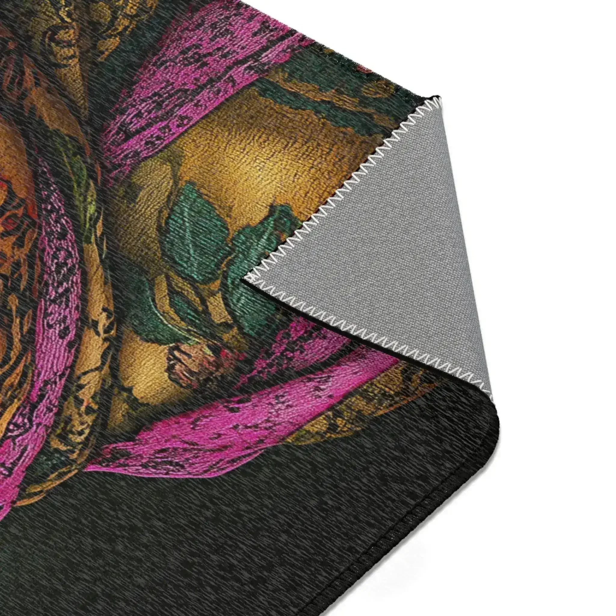 Whimsical Elegance Artistic Mouse Accent Rug - Image 5