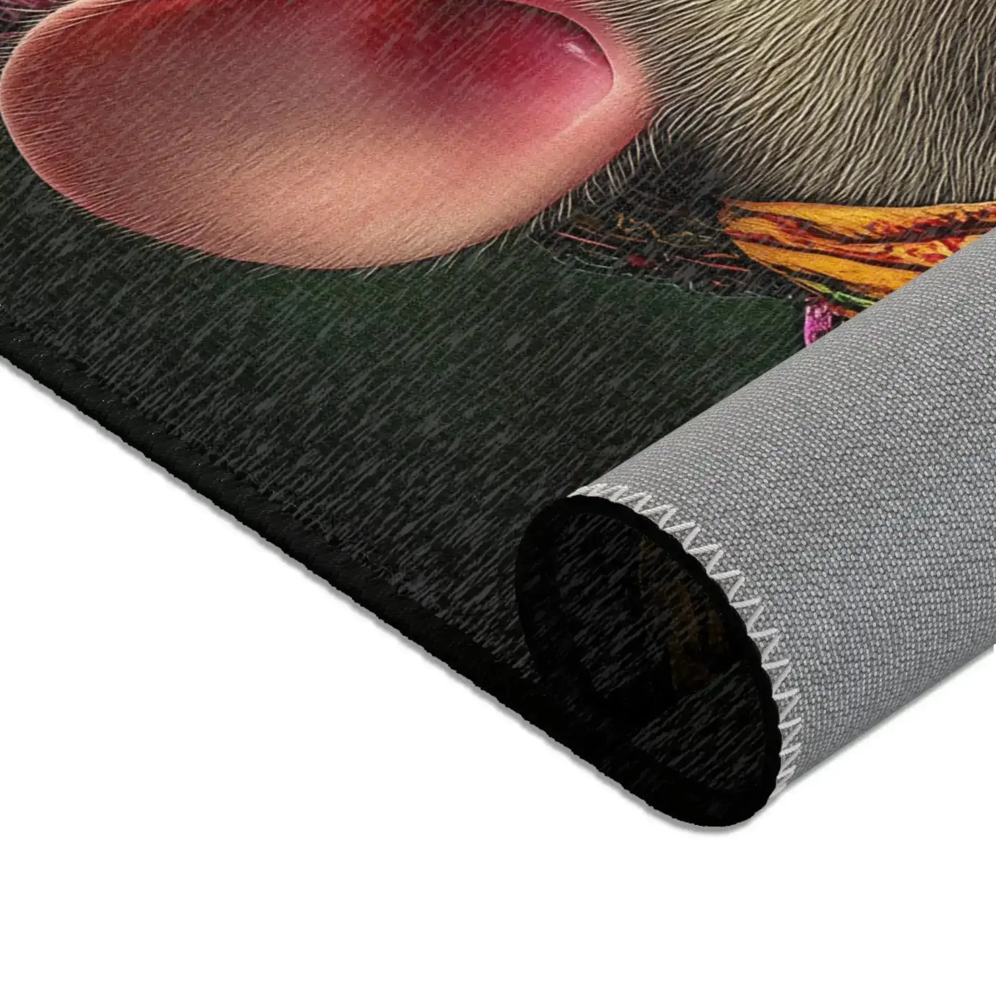 Whimsical Elegance Artistic Mouse Accent Rug - Image 7