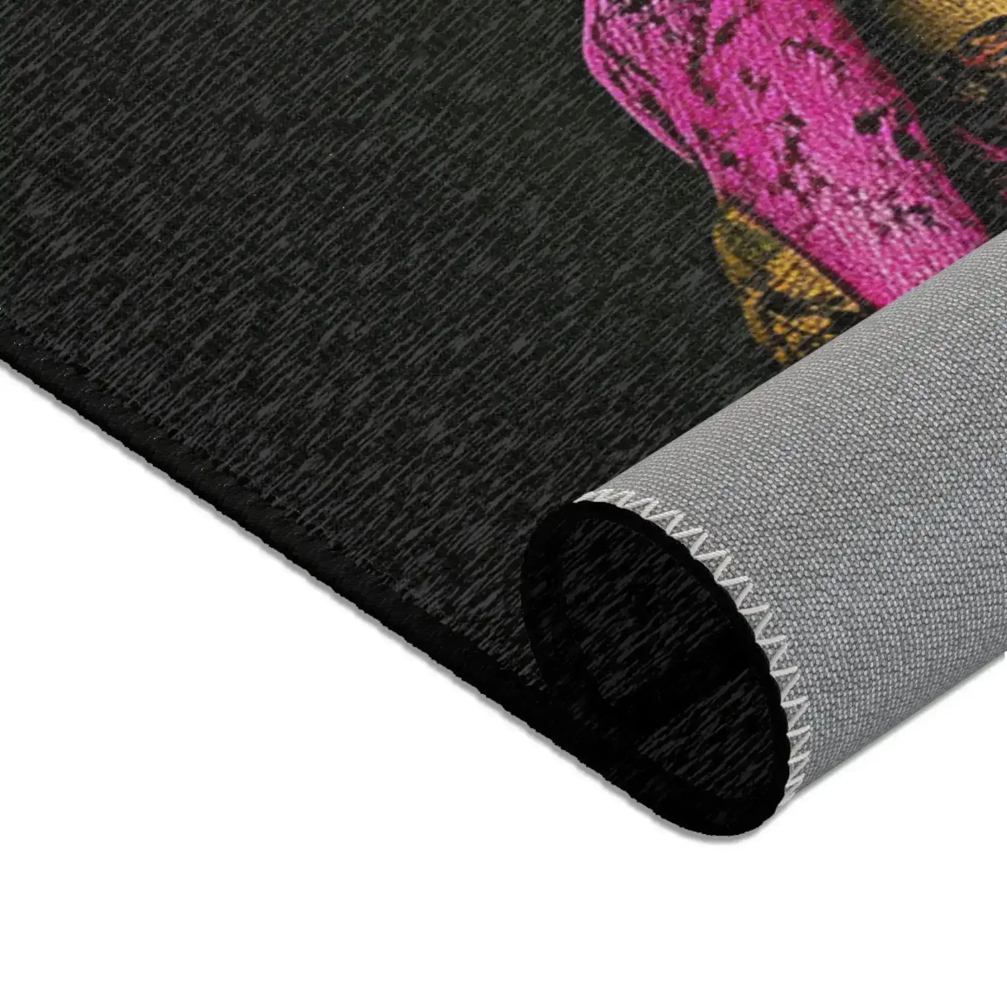Whimsical Elegance Artistic Mouse Accent Rug - Image 9