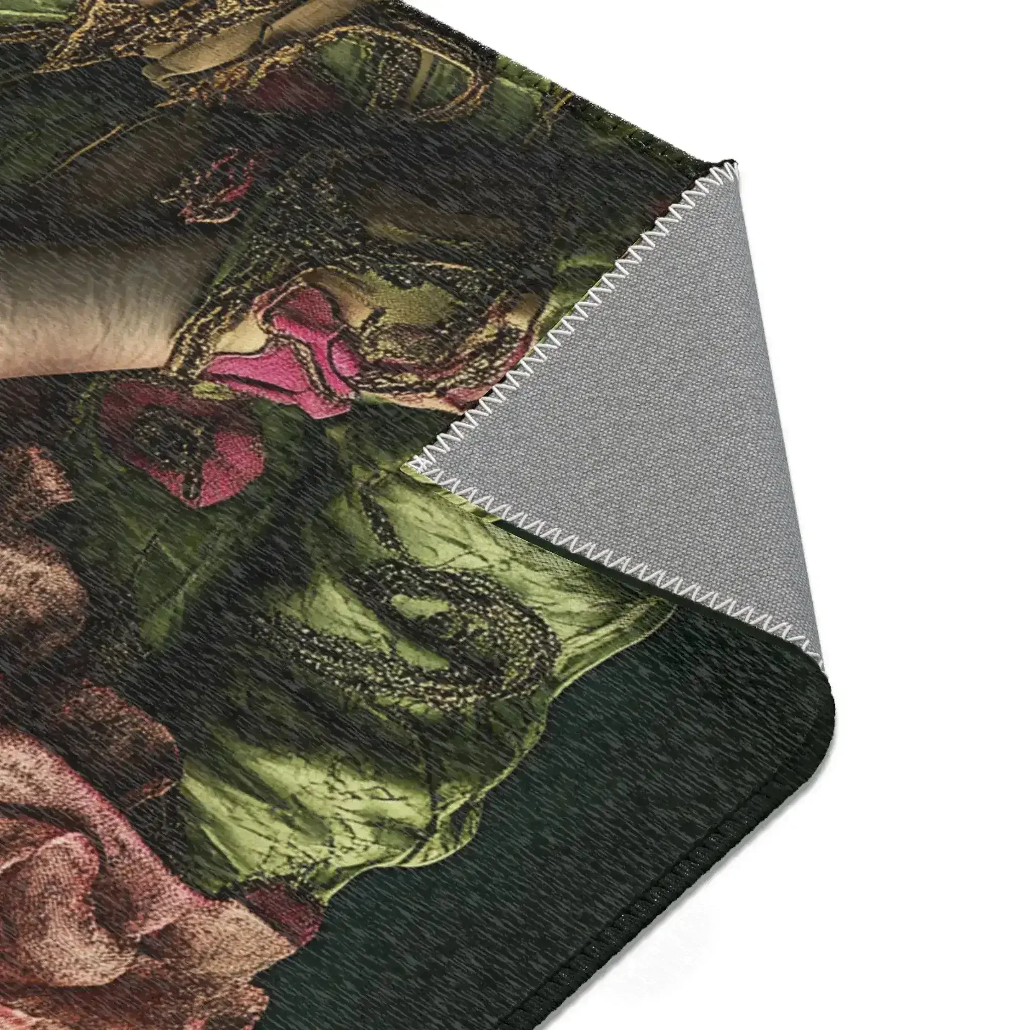 Whimsical Floral Mouse Accent Rug - Image 5