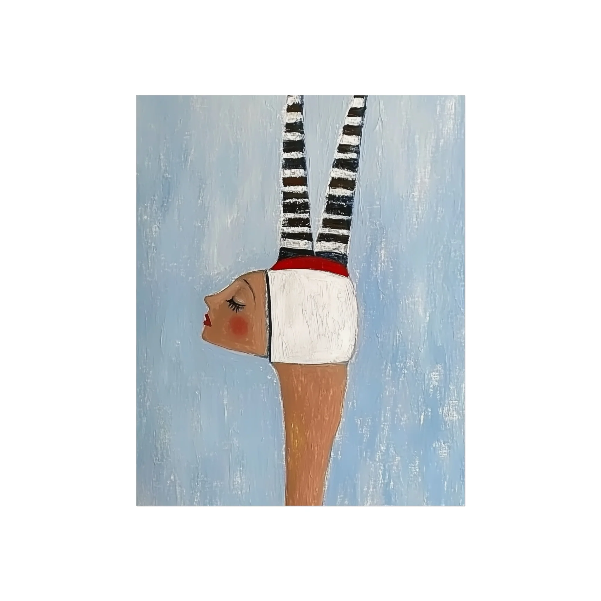 Whimsical Stripes Fine Art Poster - Image 8