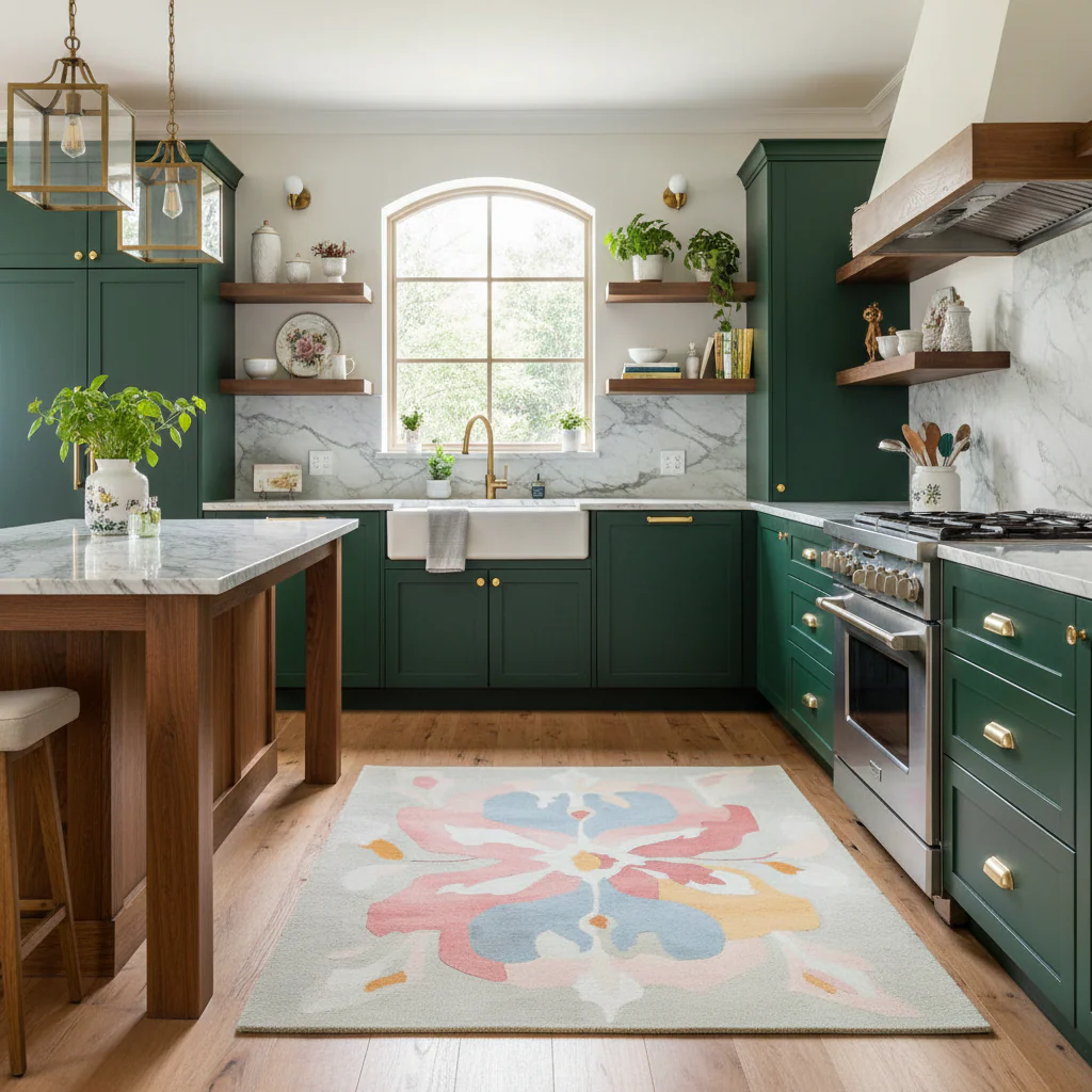 Whispering Bloom Flow Hand Tufted Rug - Image 2