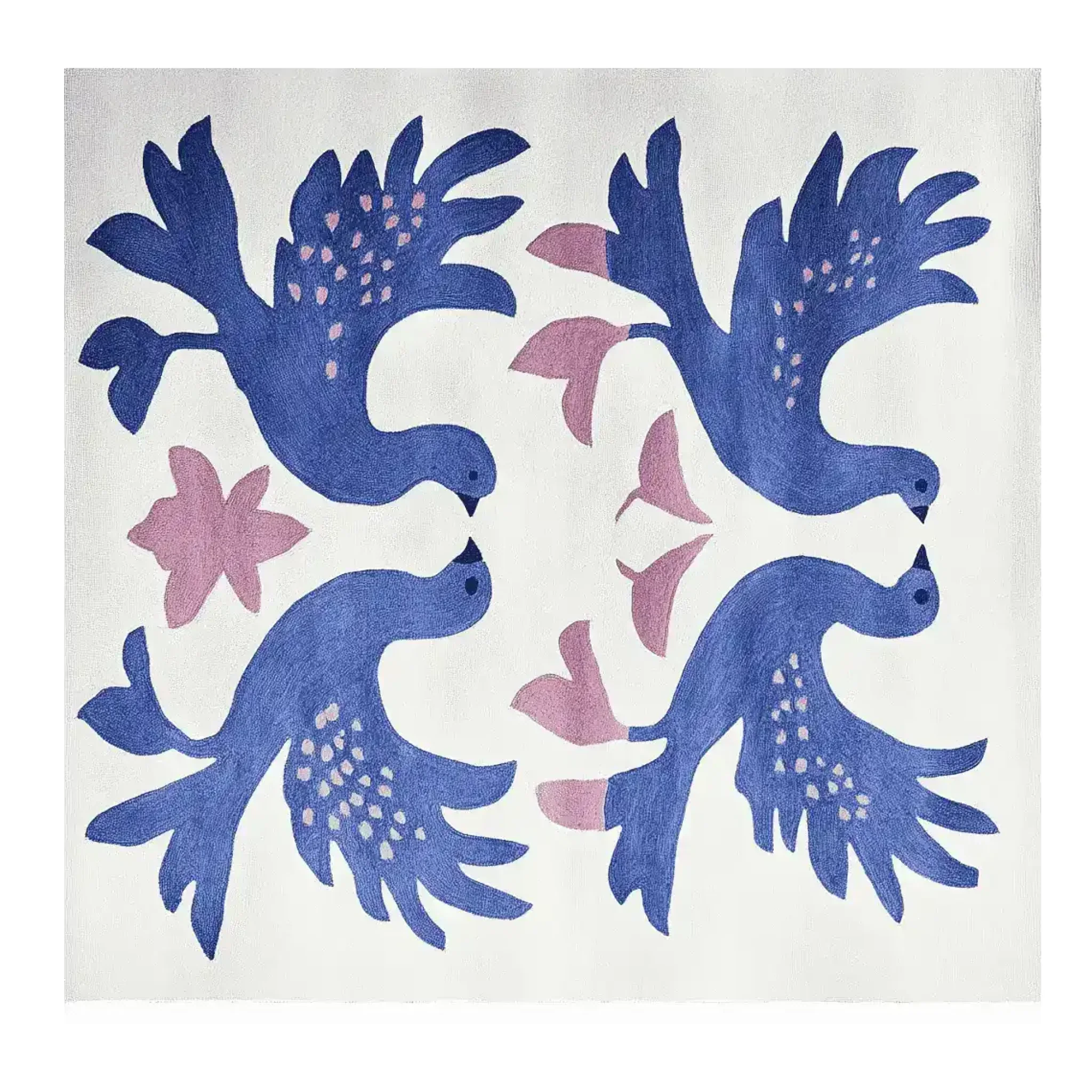 Whispering Winged Love Hand Tufted Rug - Image 5