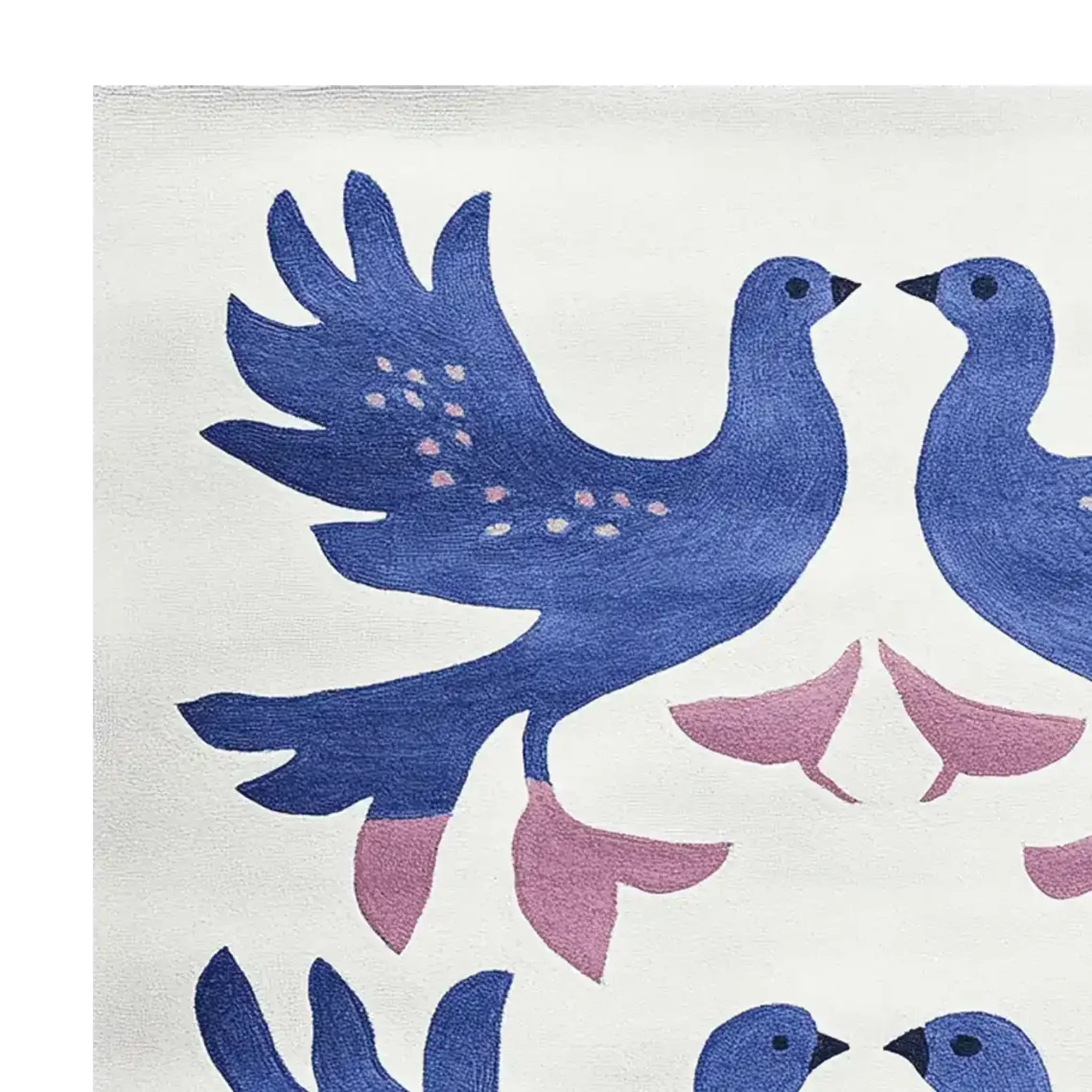 Whispering Winged Love Hand Tufted Rug - Image 6
