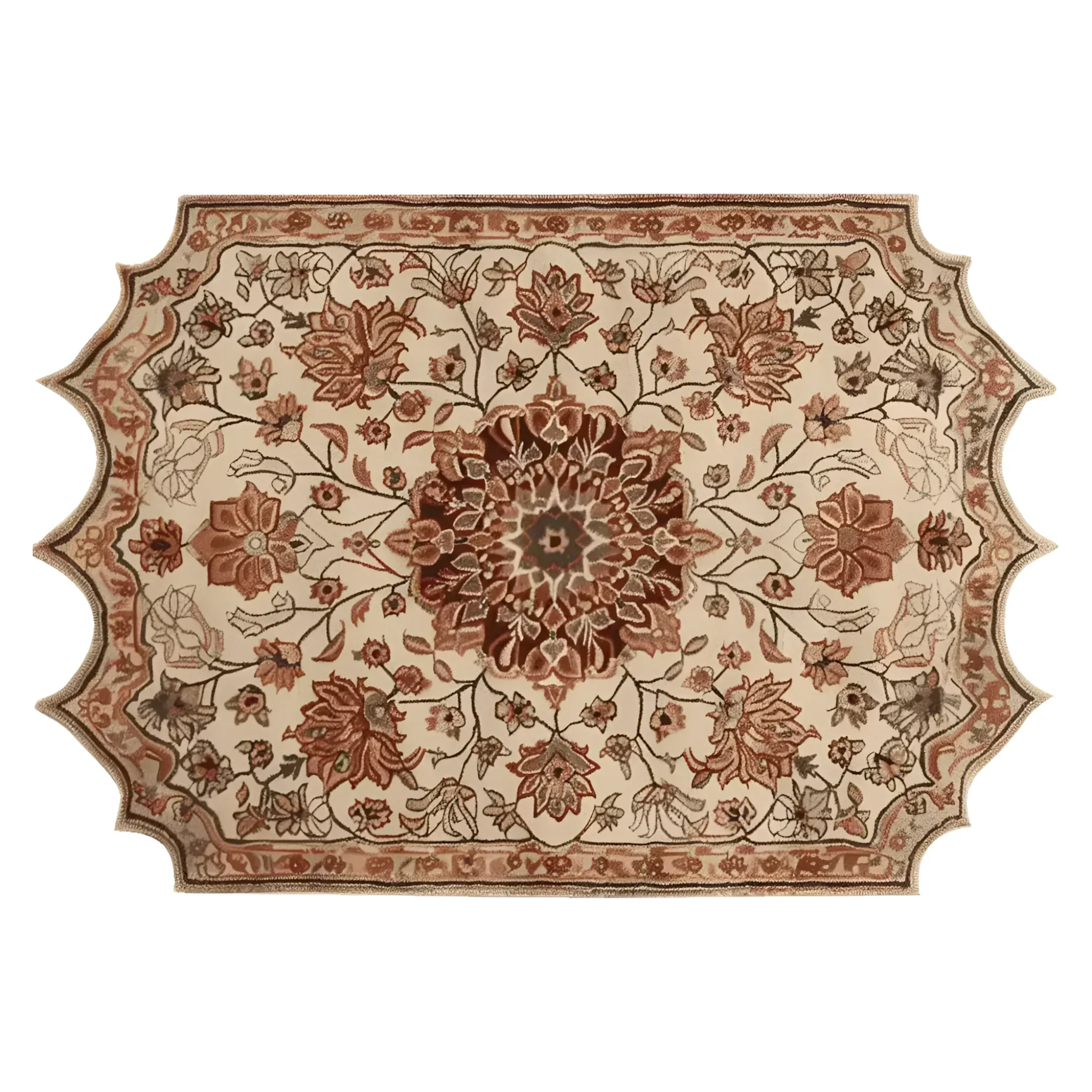 Whispers of the Persian Garden Hand Tufted Rug - Image 3