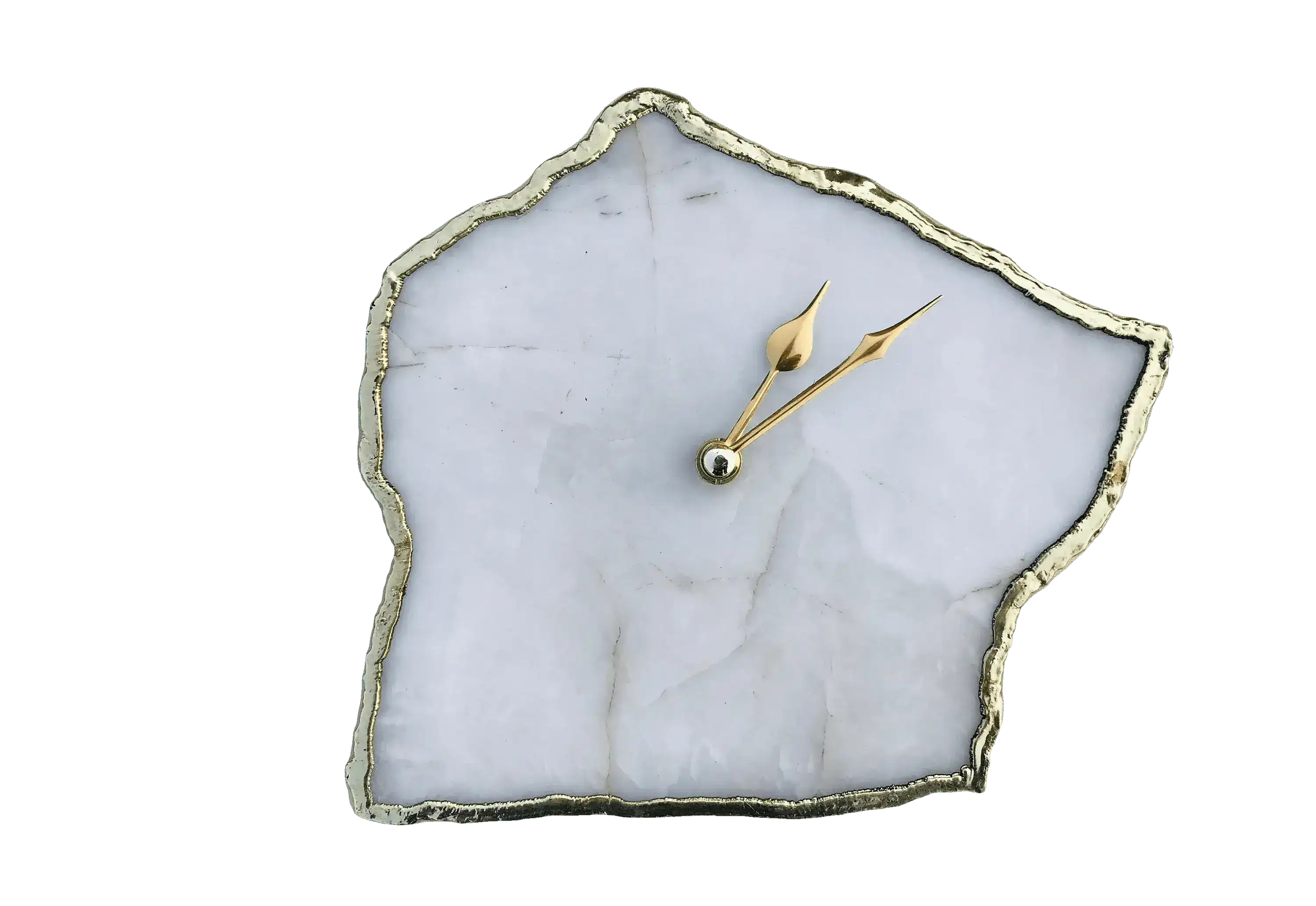 White Agate Large Wall Table Clock - Image 2