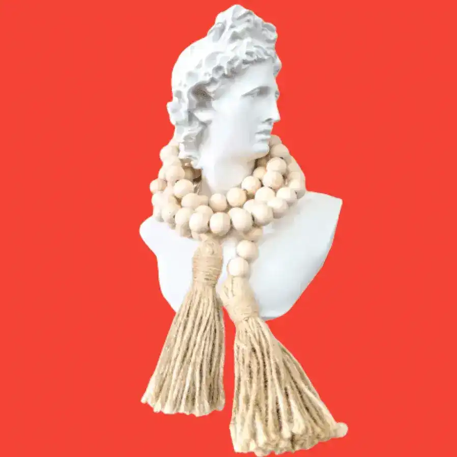 White Apollo Bust Sculpture - Image 5