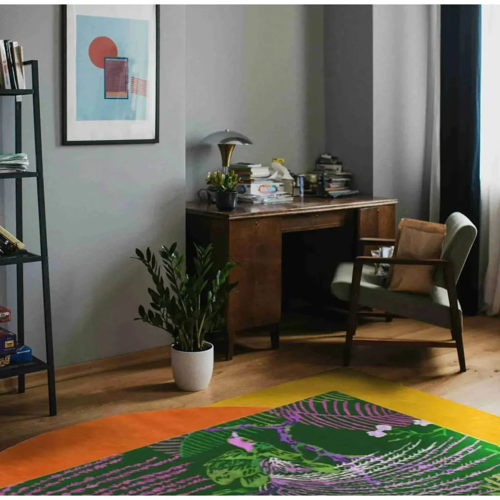Wild Bloom II Hand Tufted Wool Rug - Image 3