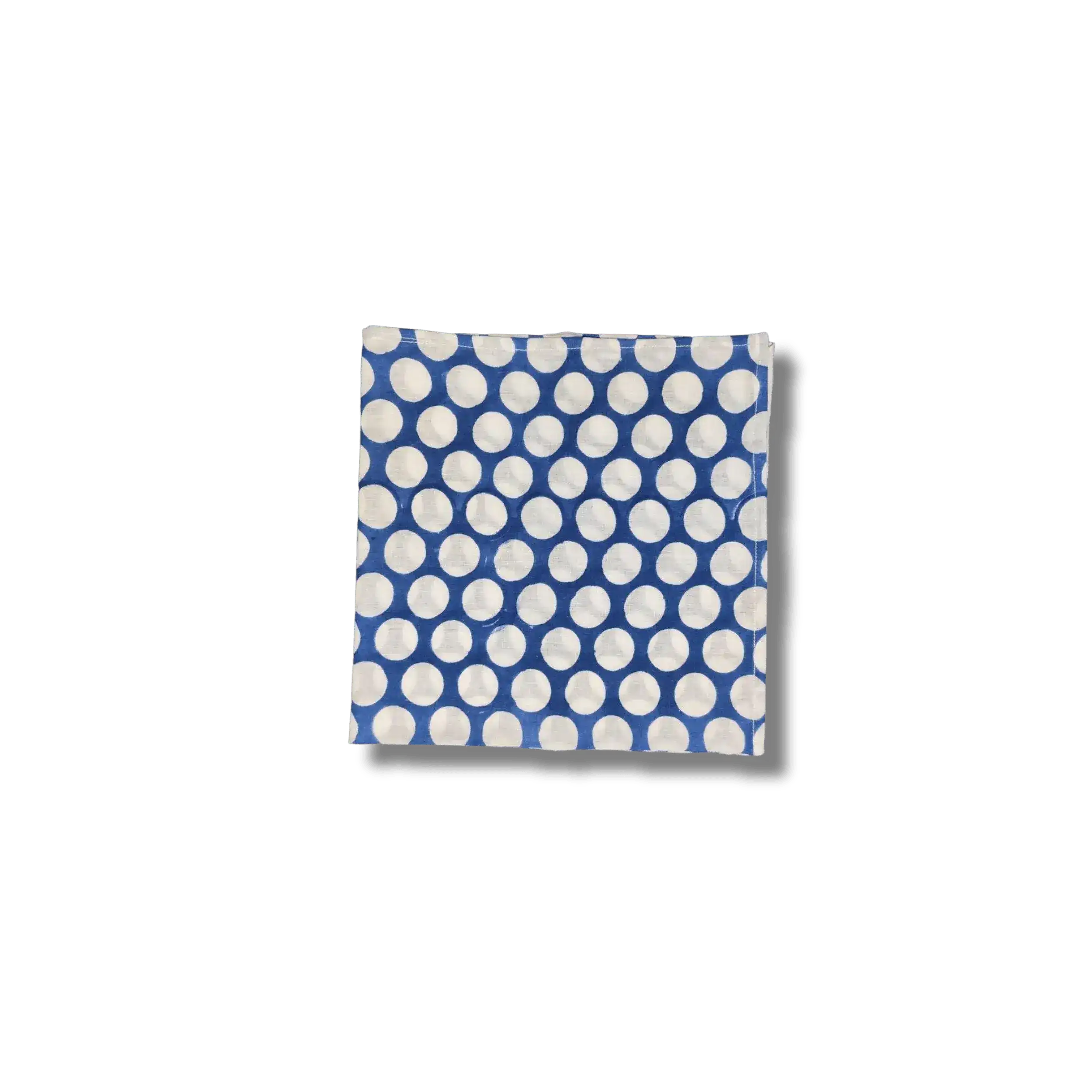White Polka Dots Cotton Napkins - Image 3