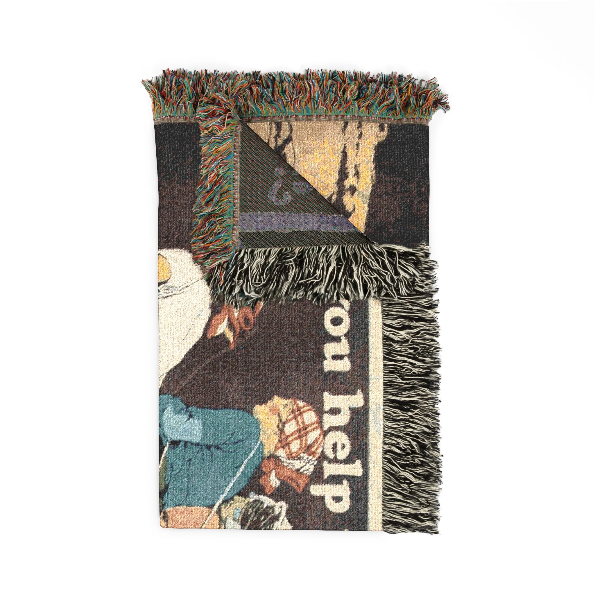 will-you-help-the-women-of-france-edward-penfield-wwi | Woven Tapestry Blanket - Image 5