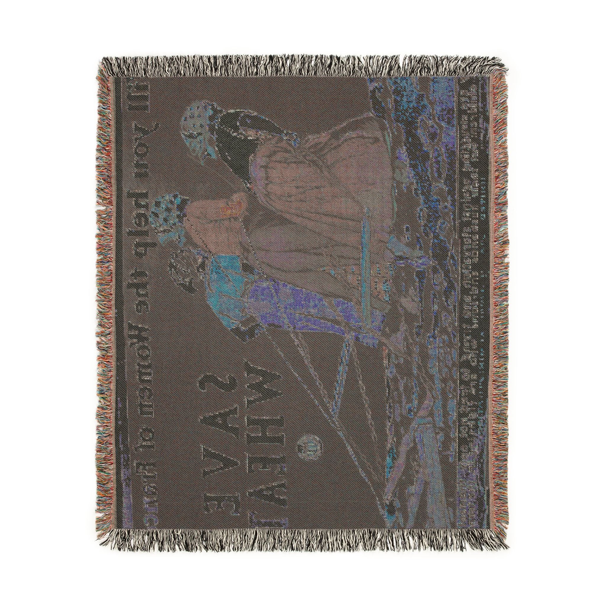 will-you-help-the-women-of-france-edward-penfield-wwi | Woven Tapestry Blanket - Image 9