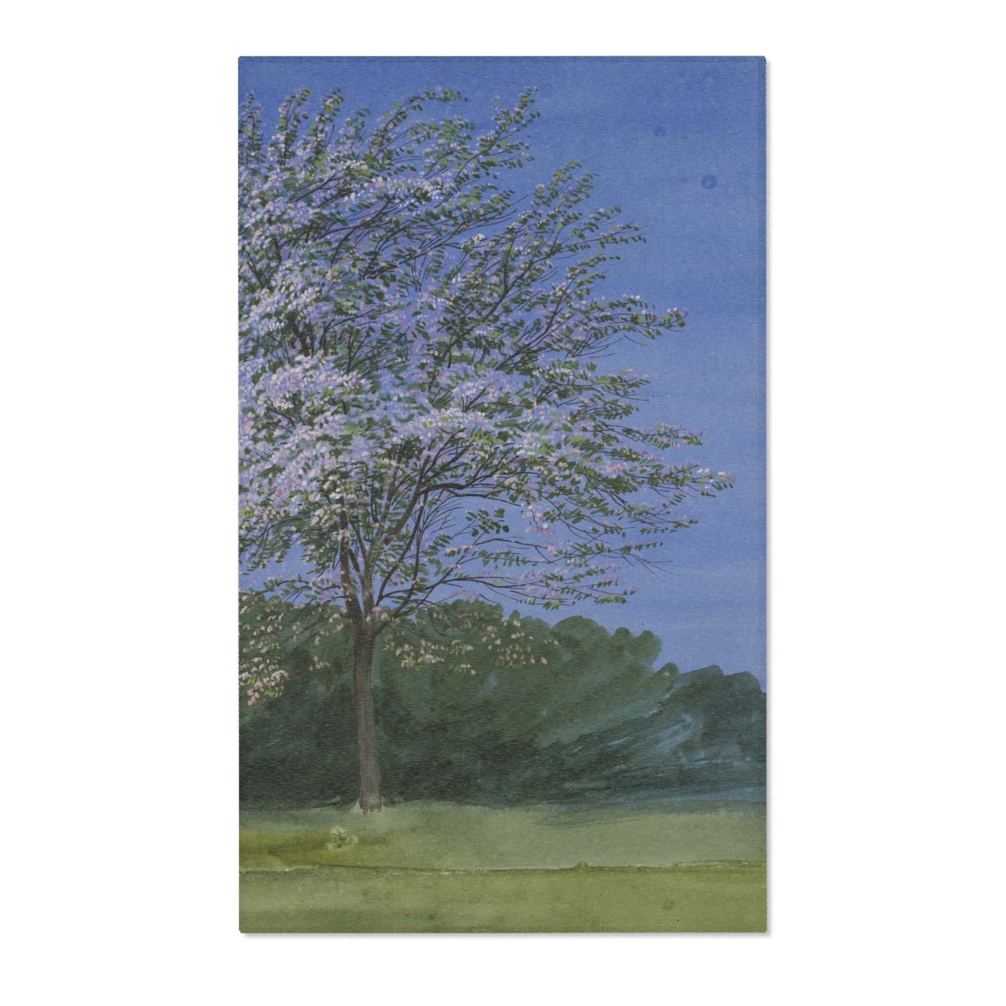 William Turner - Study of a Tree in Bloom | Area Rug - Image 2