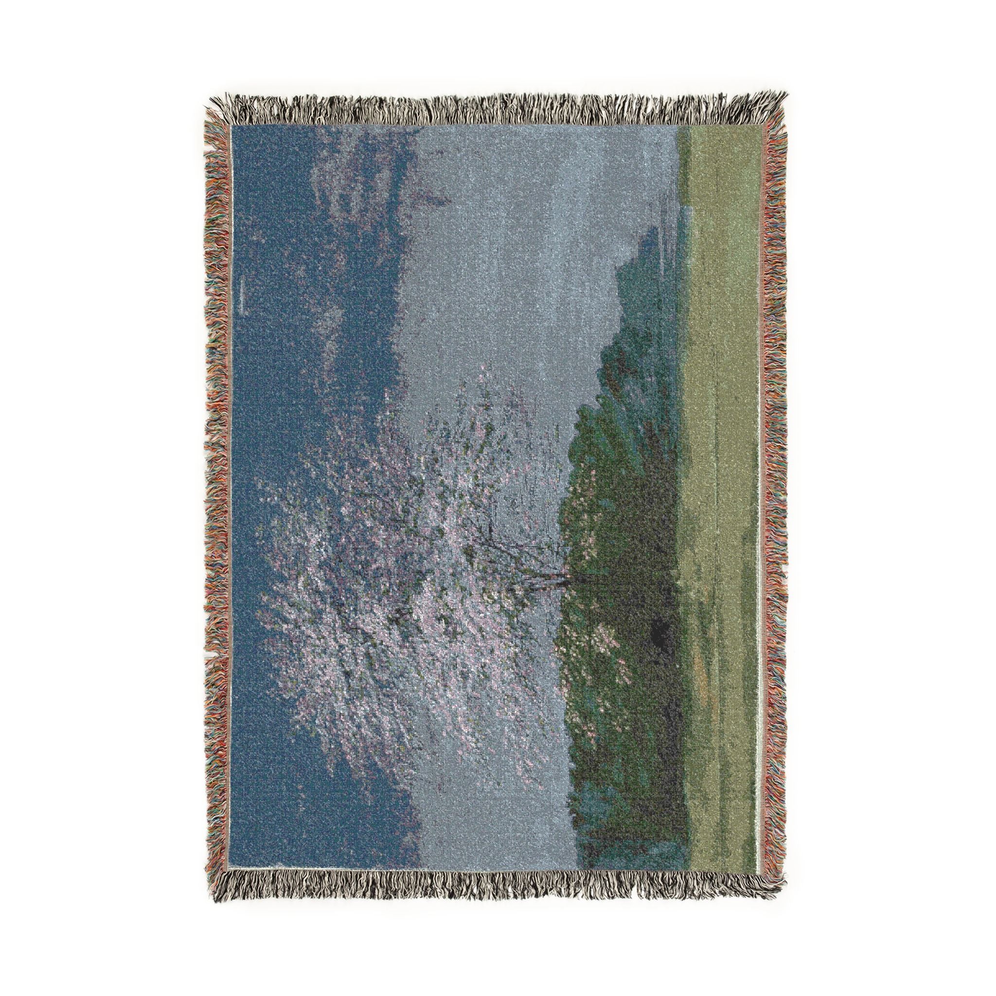 William Turner - Study of a Tree in Bloom | Woven Tapestry Blanket - Image 6