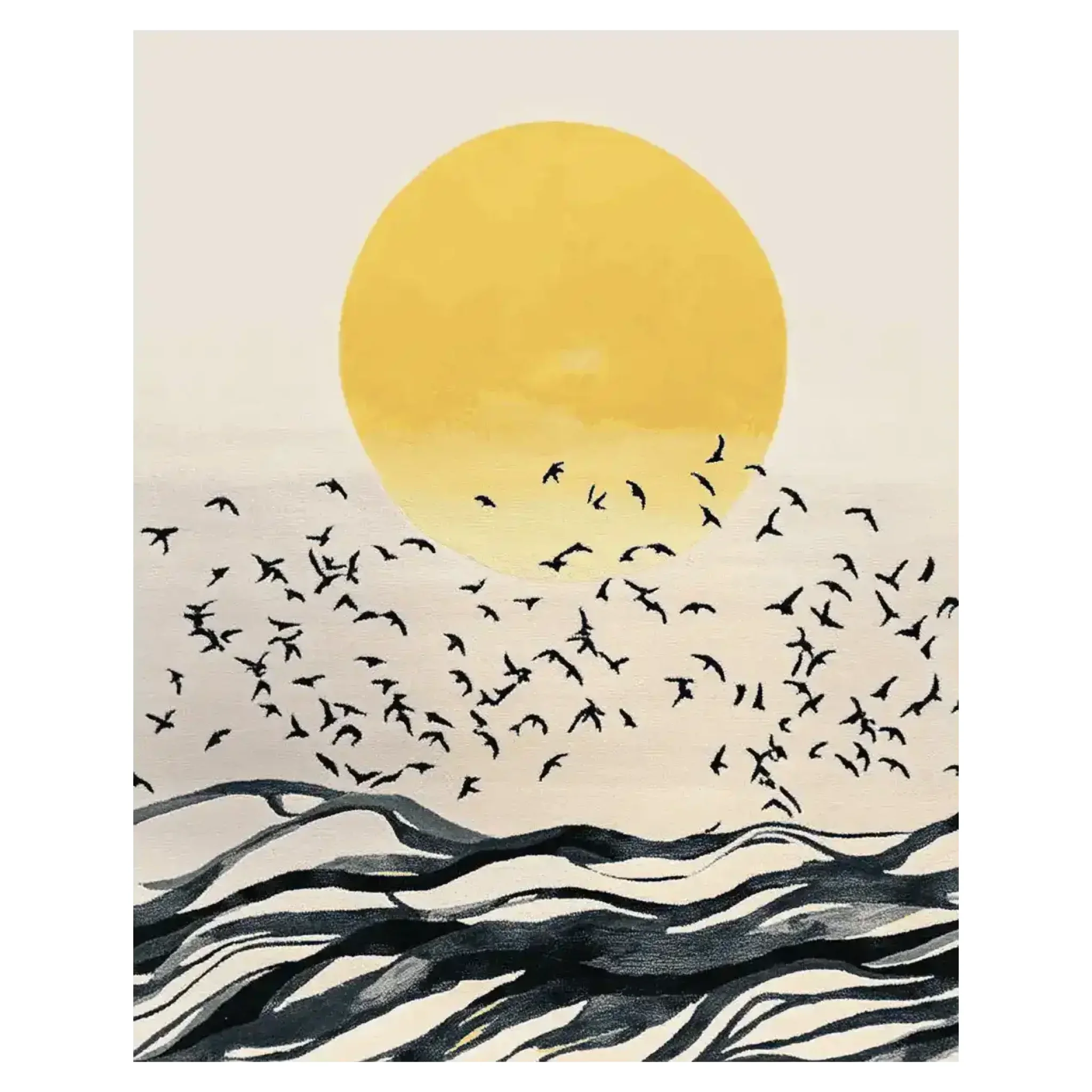 Windswept Morning Chorus Hand Tufted Rug - Image 6