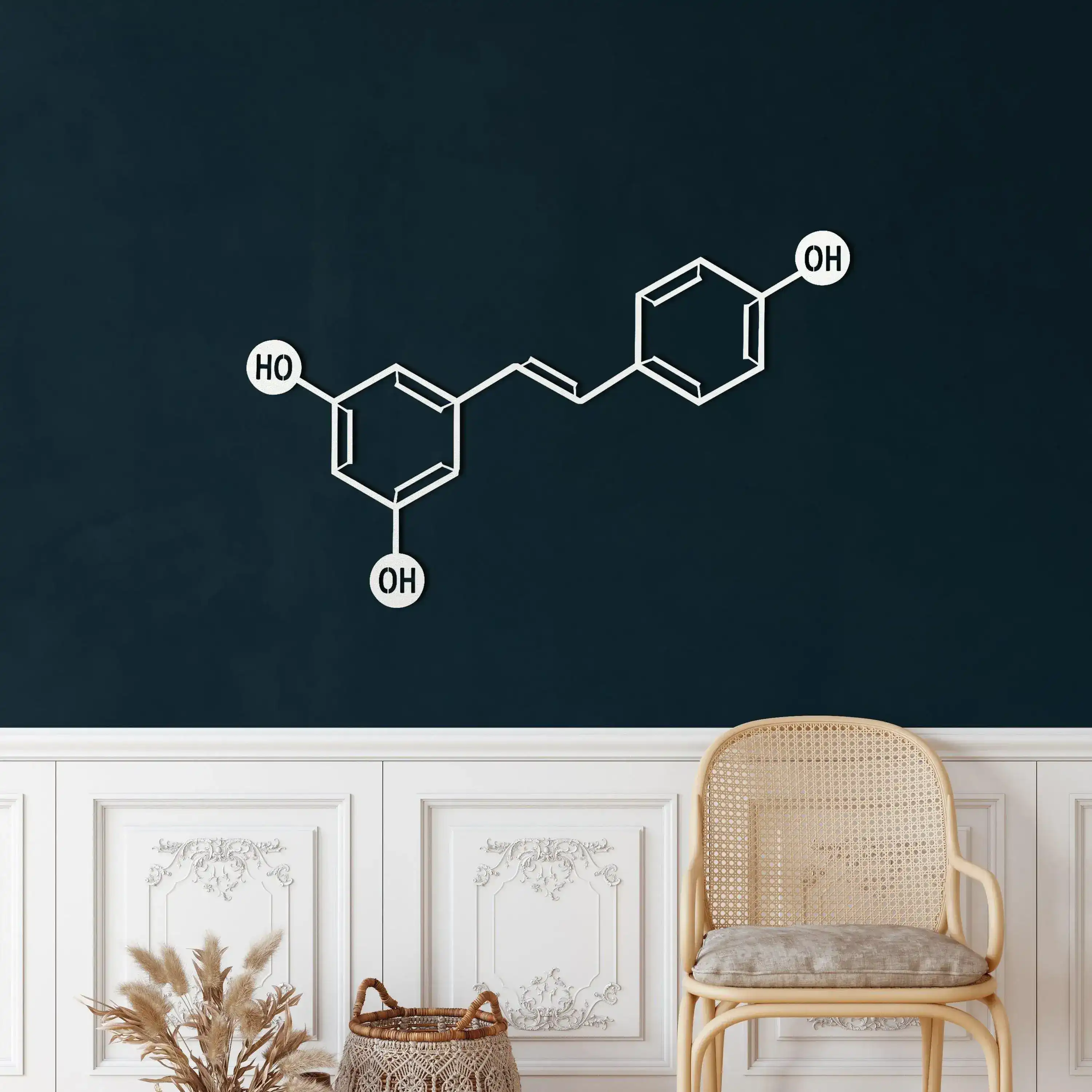 Wine Molecule Metal Wall Art - Image 11