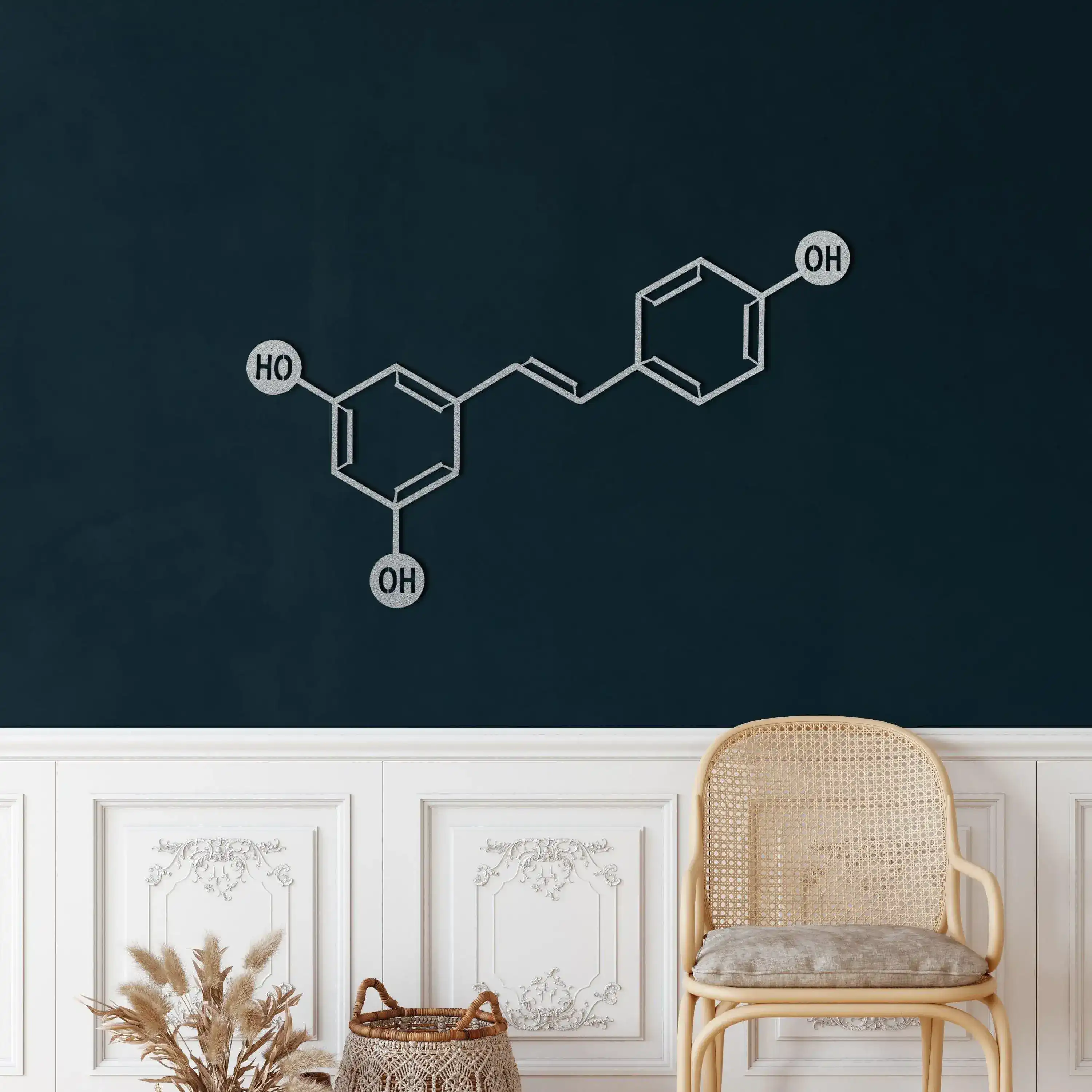Wine Molecule Metal Wall Art - Image 12