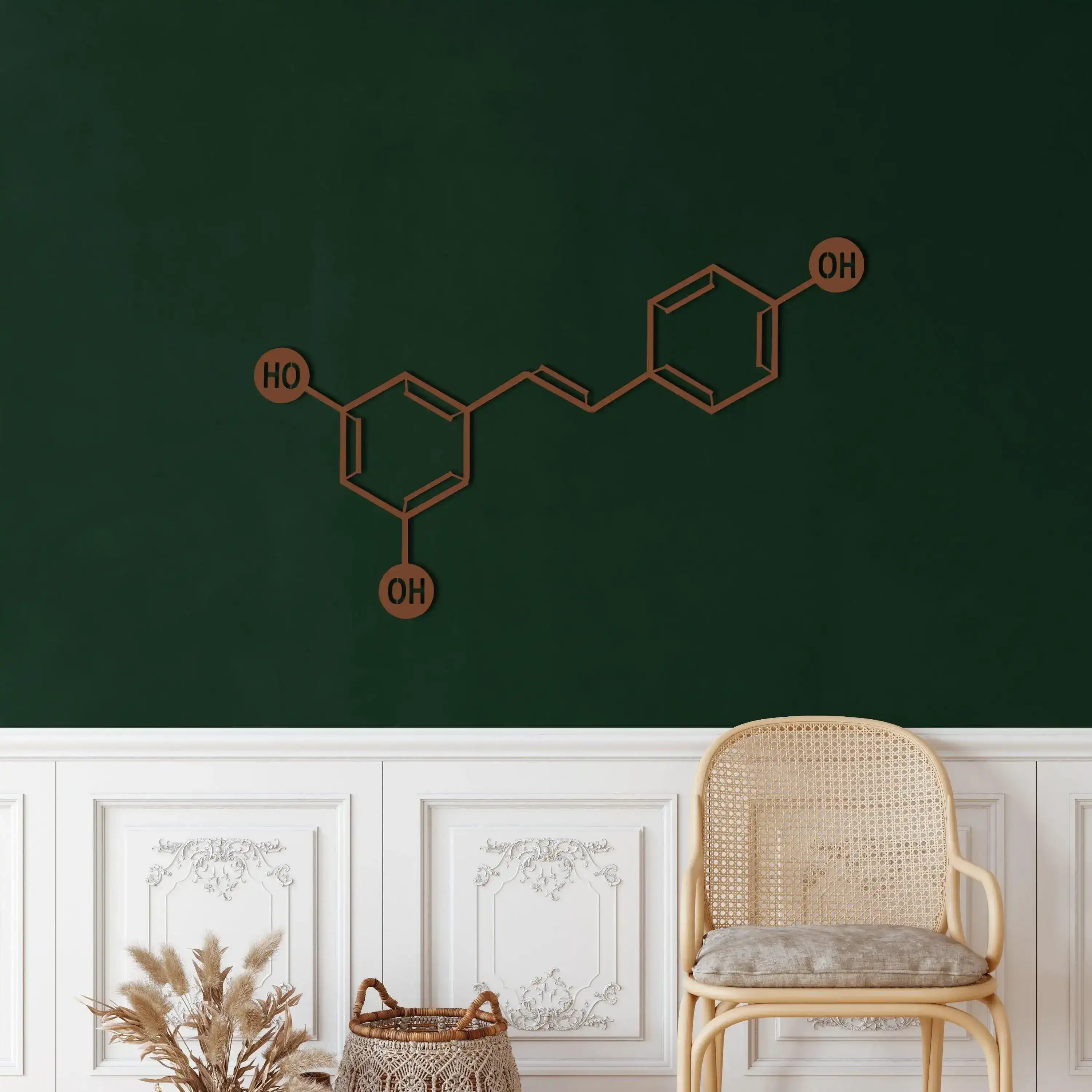 Wine Molecule Metal Wall Art - Image 13