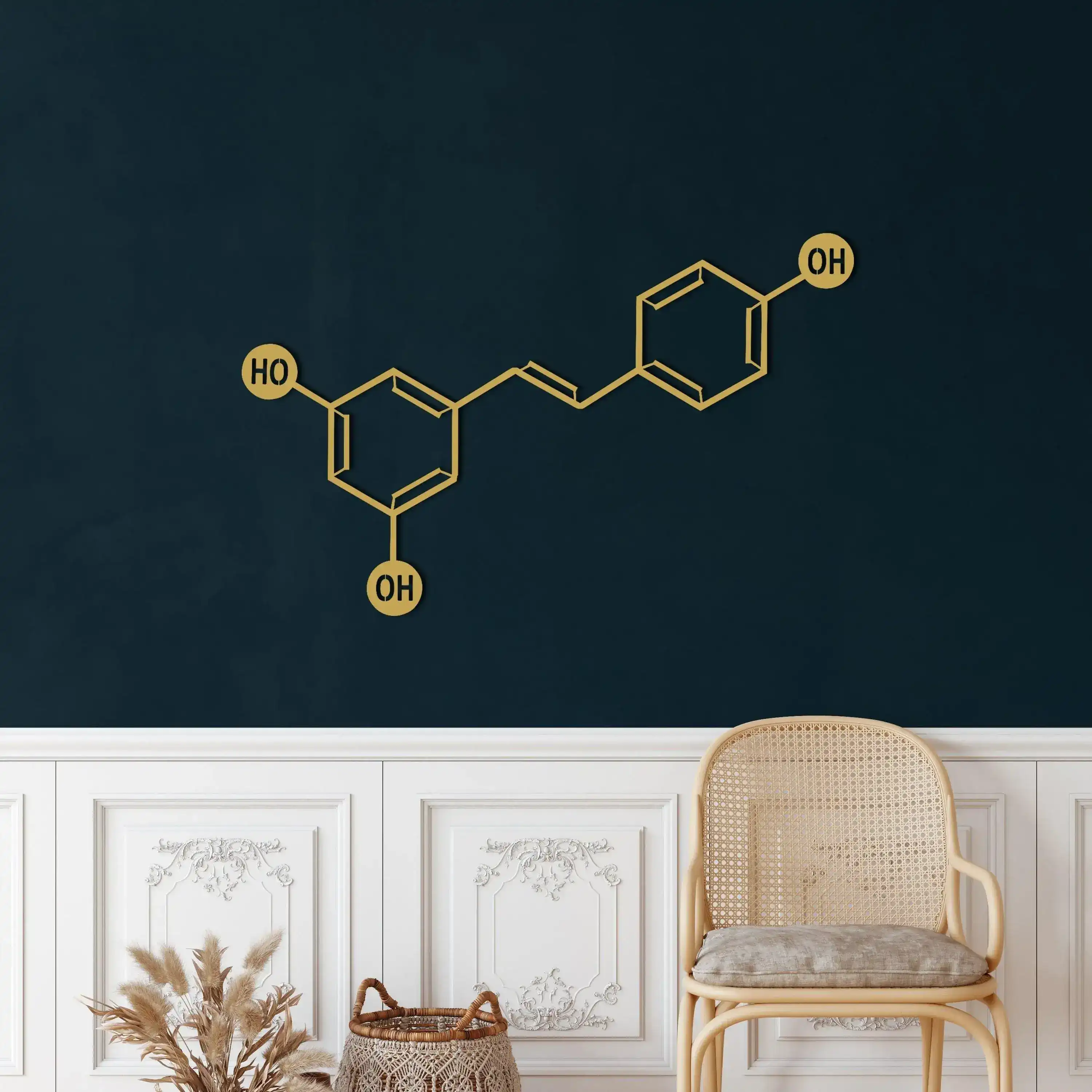 Wine Molecule Metal Wall Art - Image 14