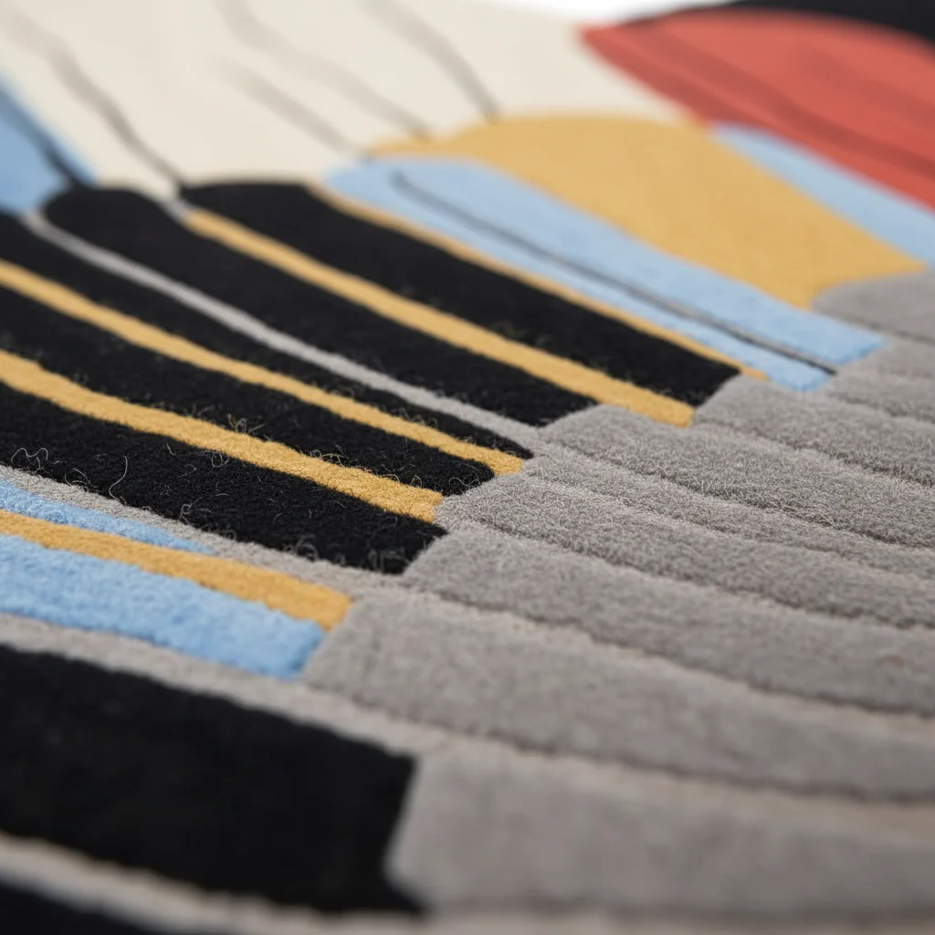 Winged Motion Form Hand Tufted Rug - Image 3