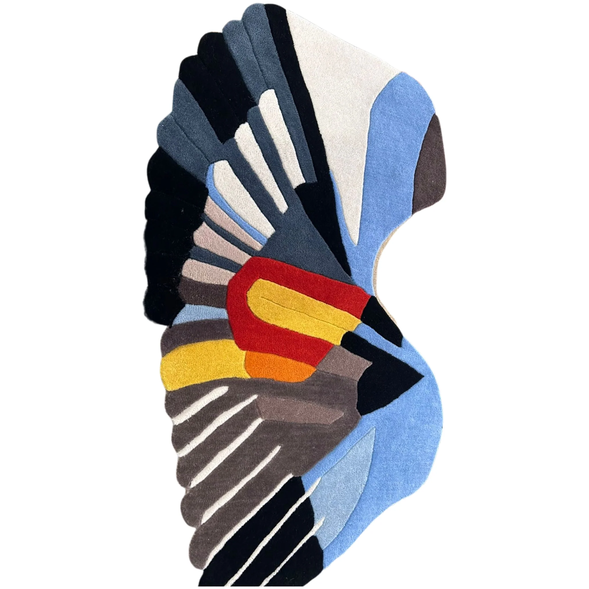 Wings in Motion Hand Tufted Rug - Image 6