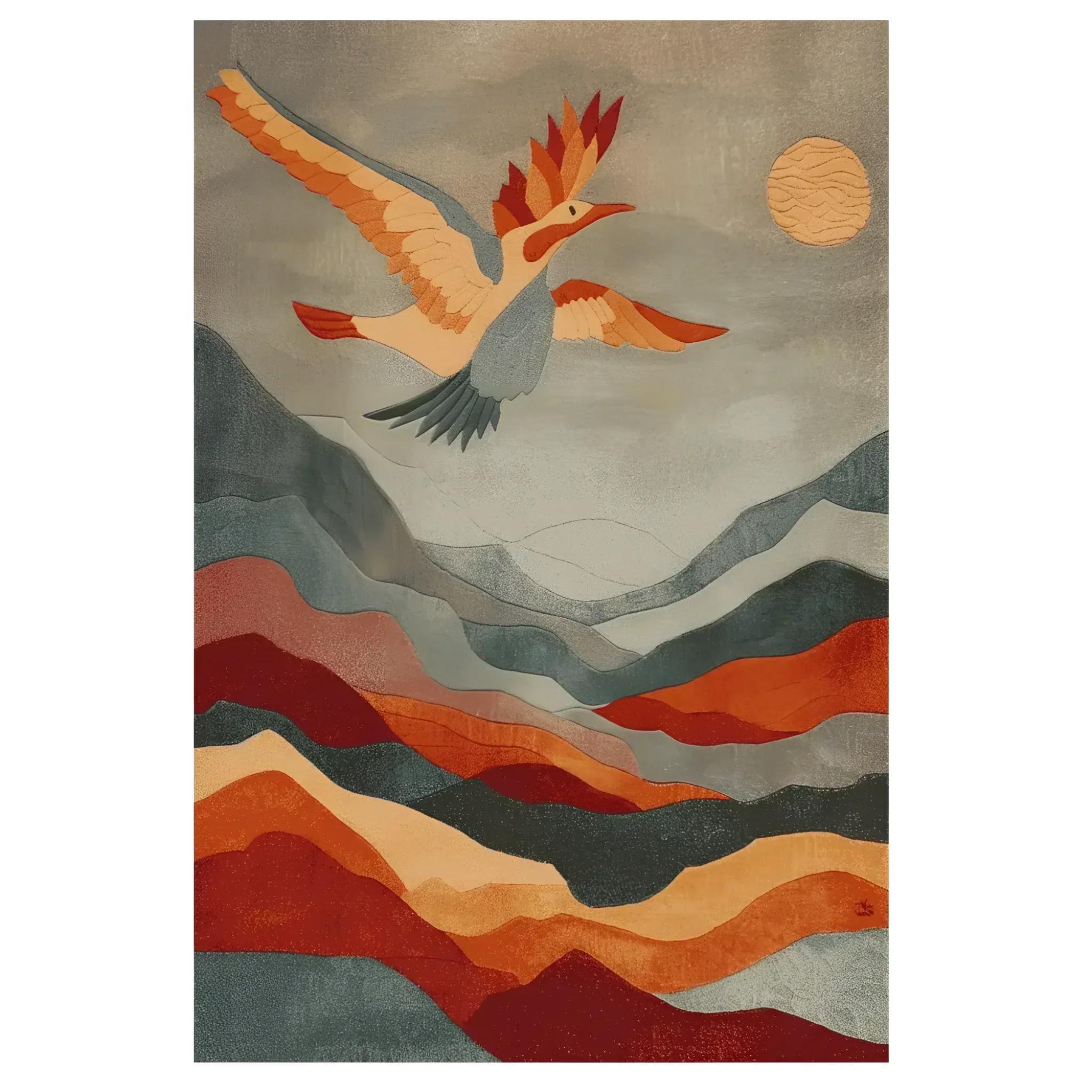Wings of Freedom Hand Tufted Rug - Image 2