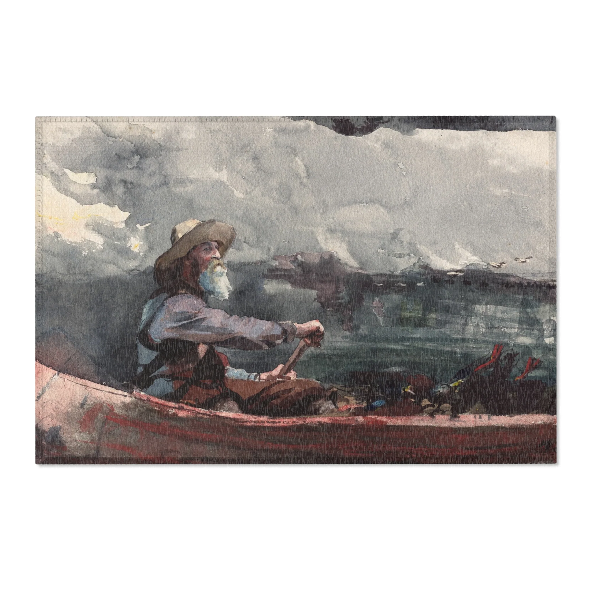 Winslow Homer - Adirondacks Guide | Area Rug - Image 4