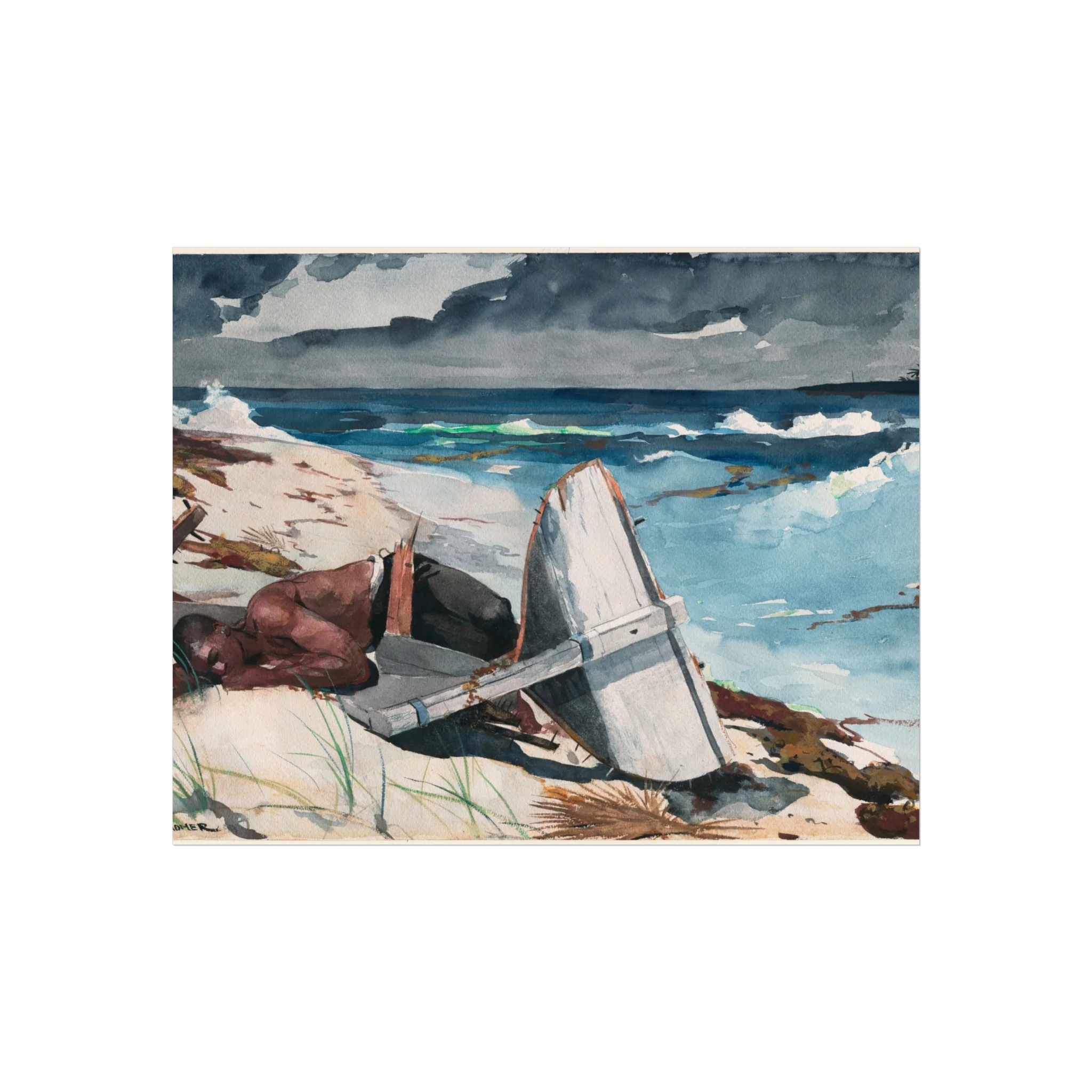 Winslow Homer - After the Hurricane, Bahamas | Fine Art Poster - Image 2