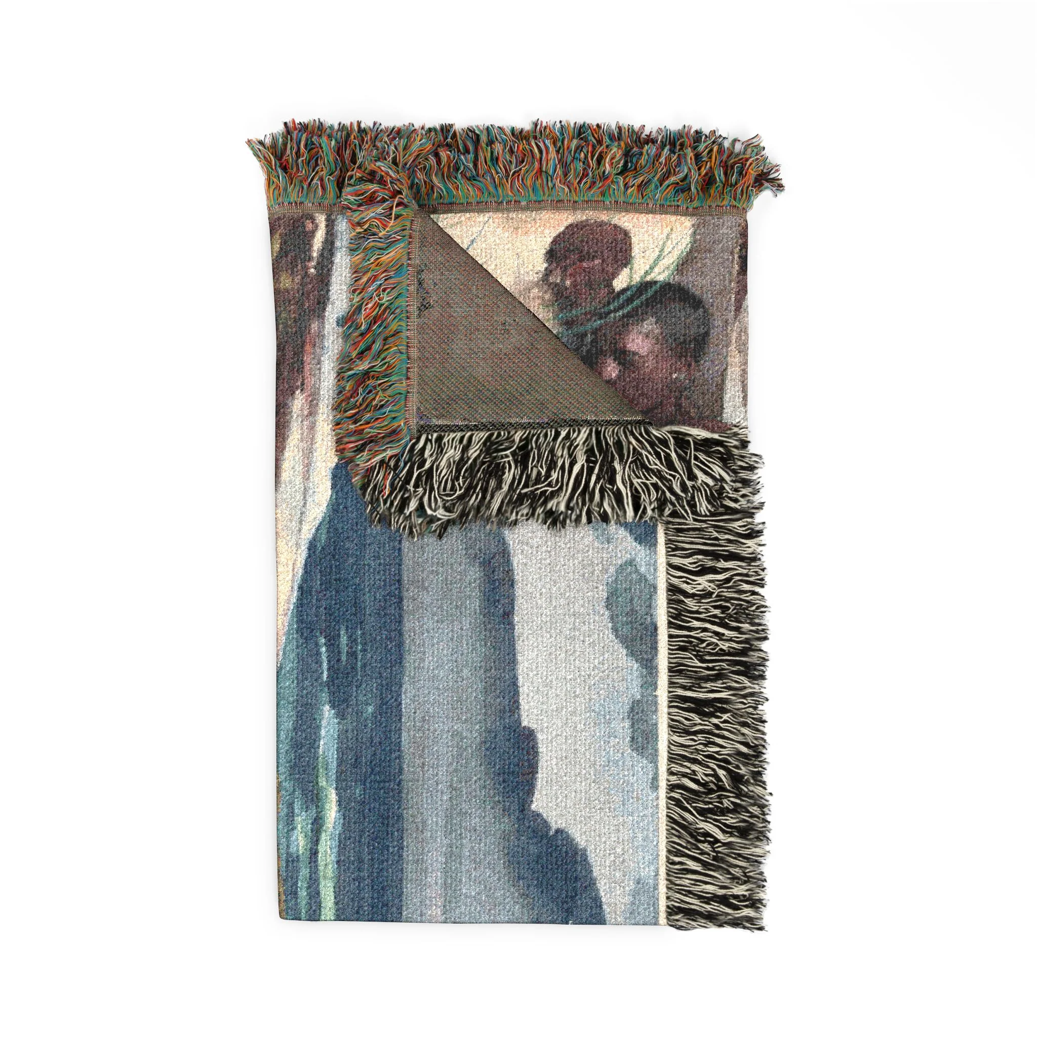 Winslow Homer - After the Hurricane, Bahamas | Woven Tapestry Blanket - Image 5