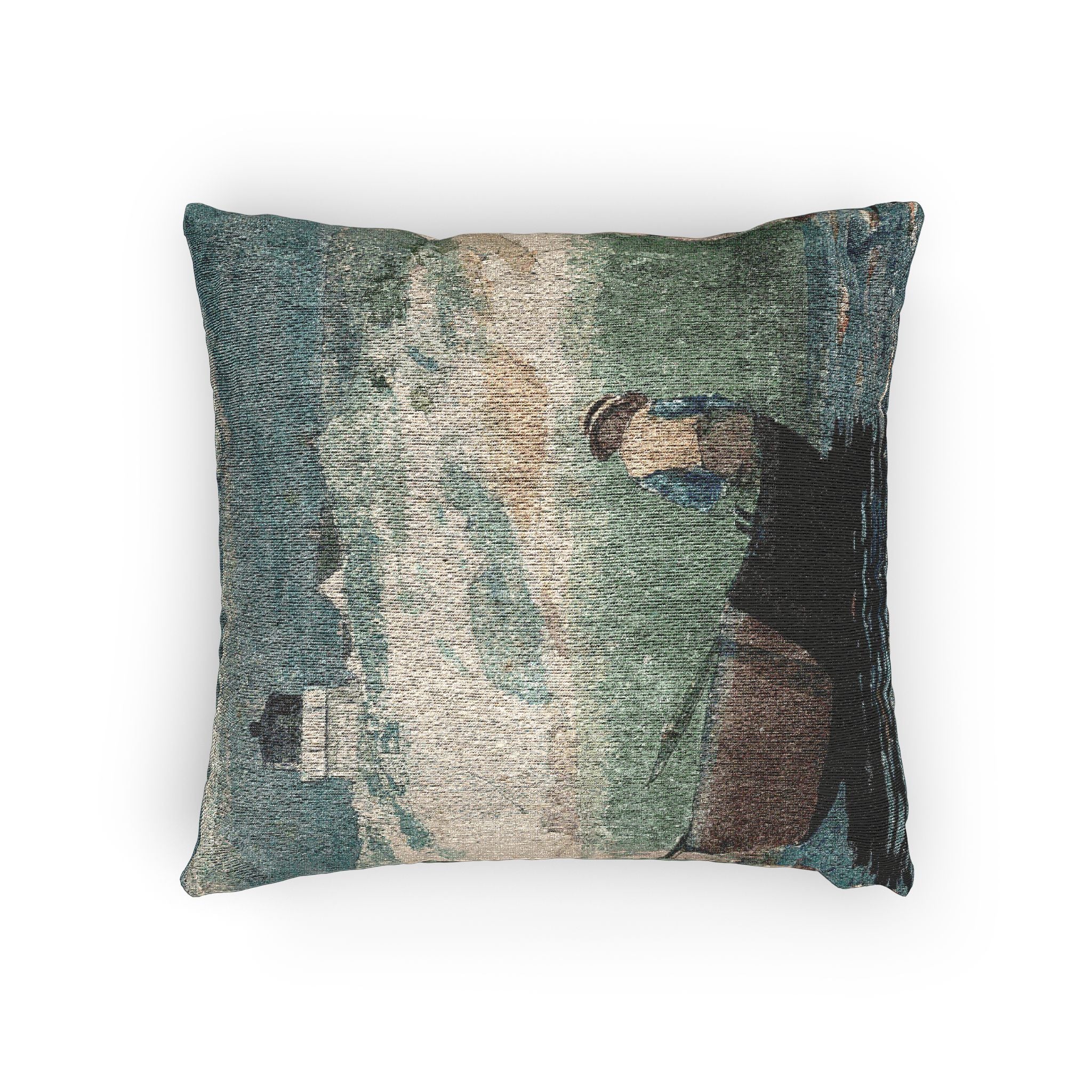 Winslow Homer - Boy in Boat, Gloucester | Woven Pillow - Image 4