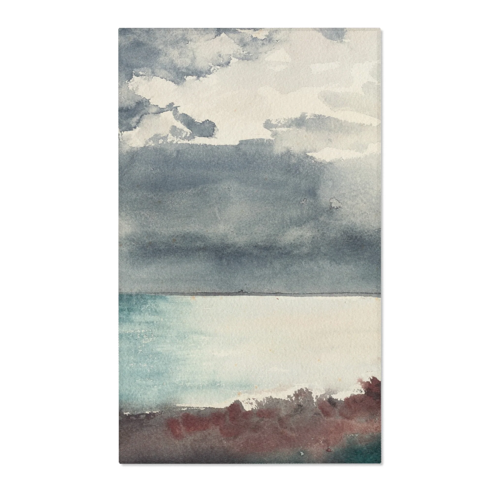 Winslow Homer - Breaking Storm, Coast of Maine | Area Rug - Image 2
