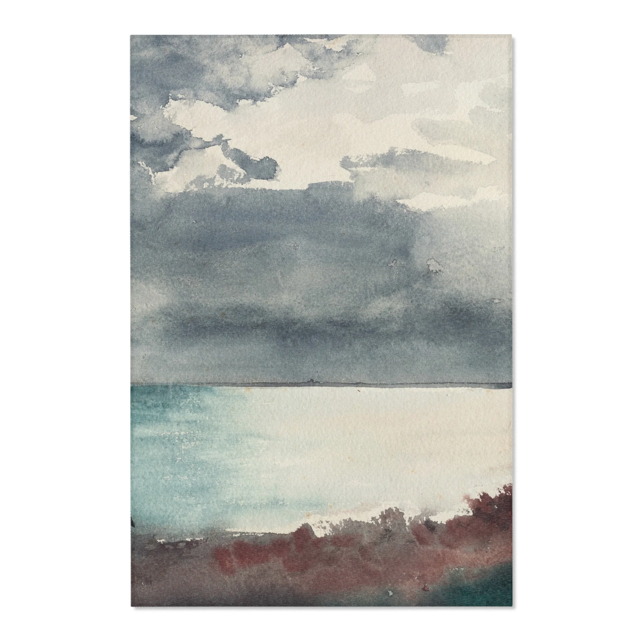 Winslow Homer - Breaking Storm, Coast of Maine | Area Rug - Image 3