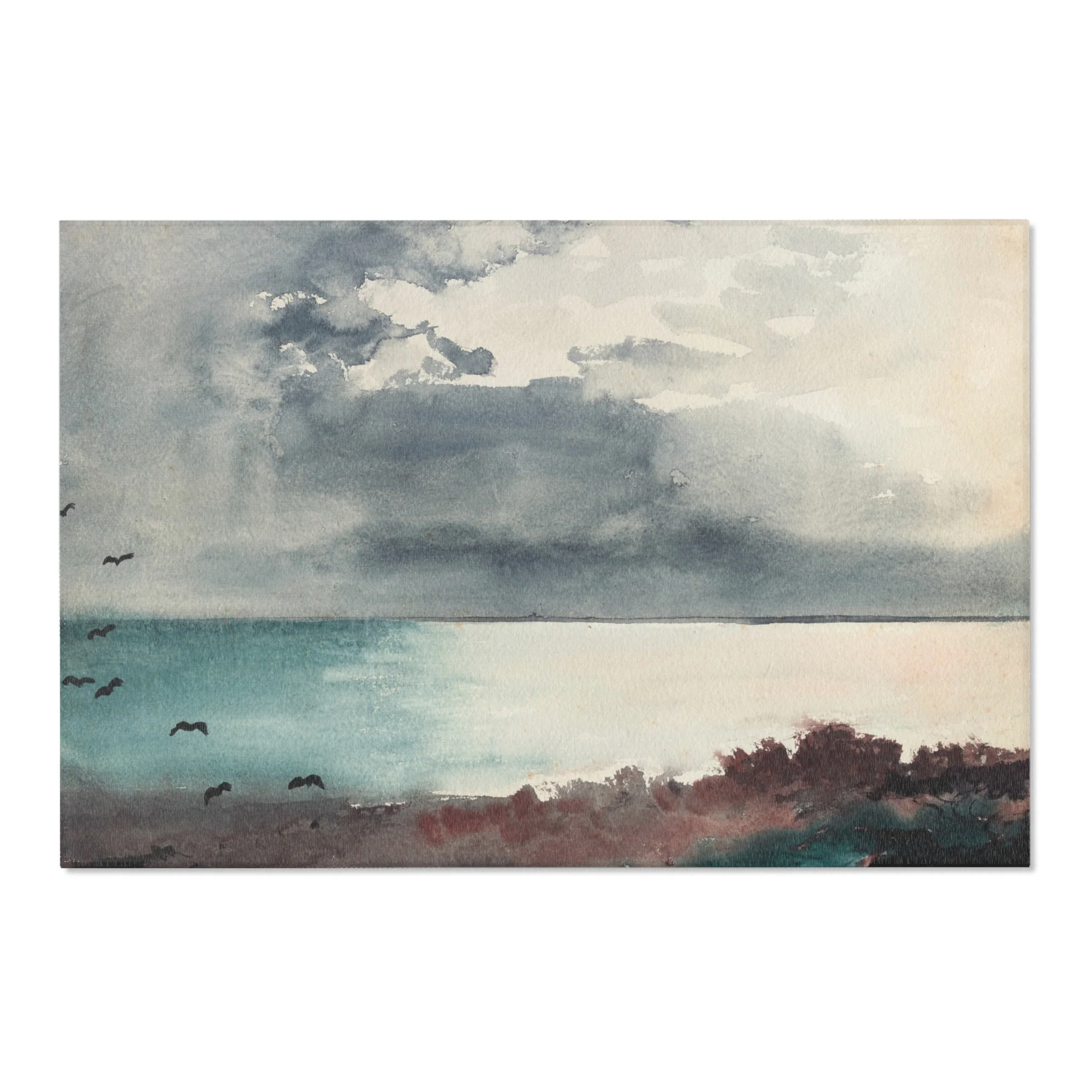 Winslow Homer - Breaking Storm, Coast of Maine | Area Rug - Image 6