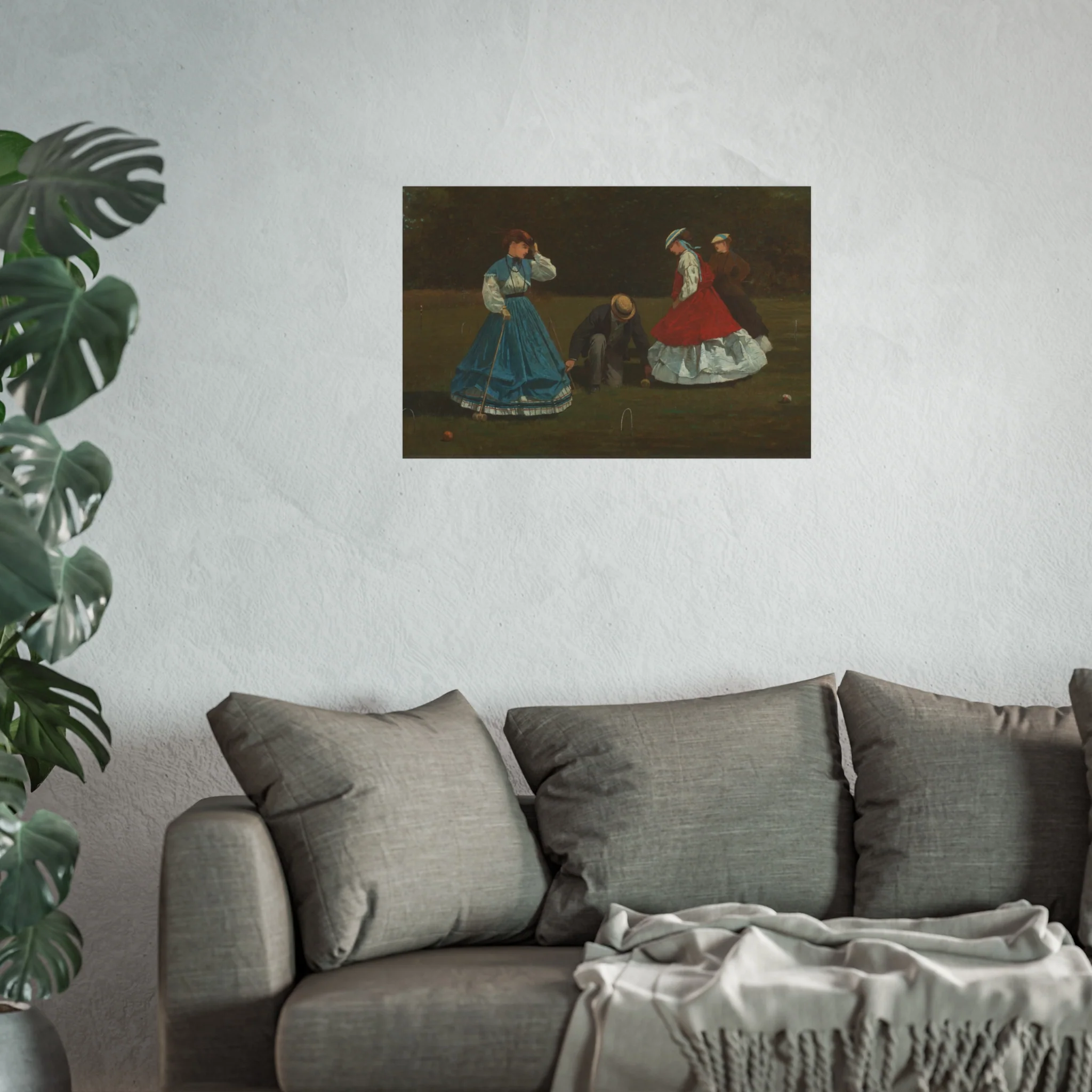 Winslow Homer - Croquet Scene | Fine Art Poster - Image 11
