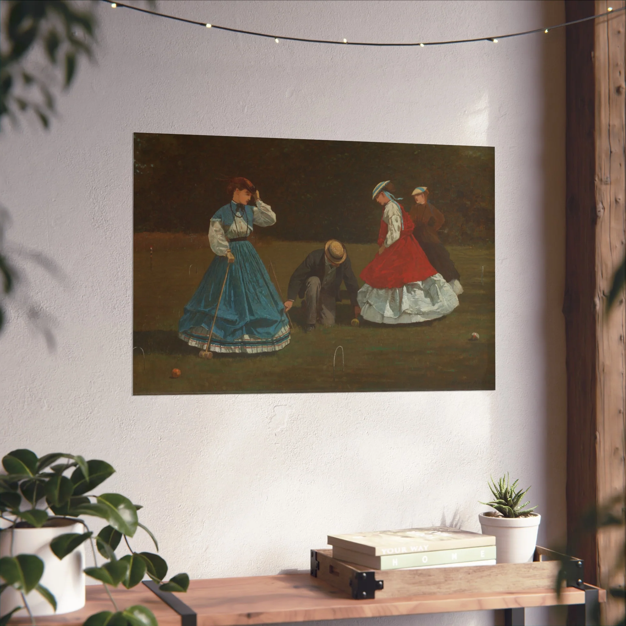 Winslow Homer - Croquet Scene | Fine Art Poster - Image 12
