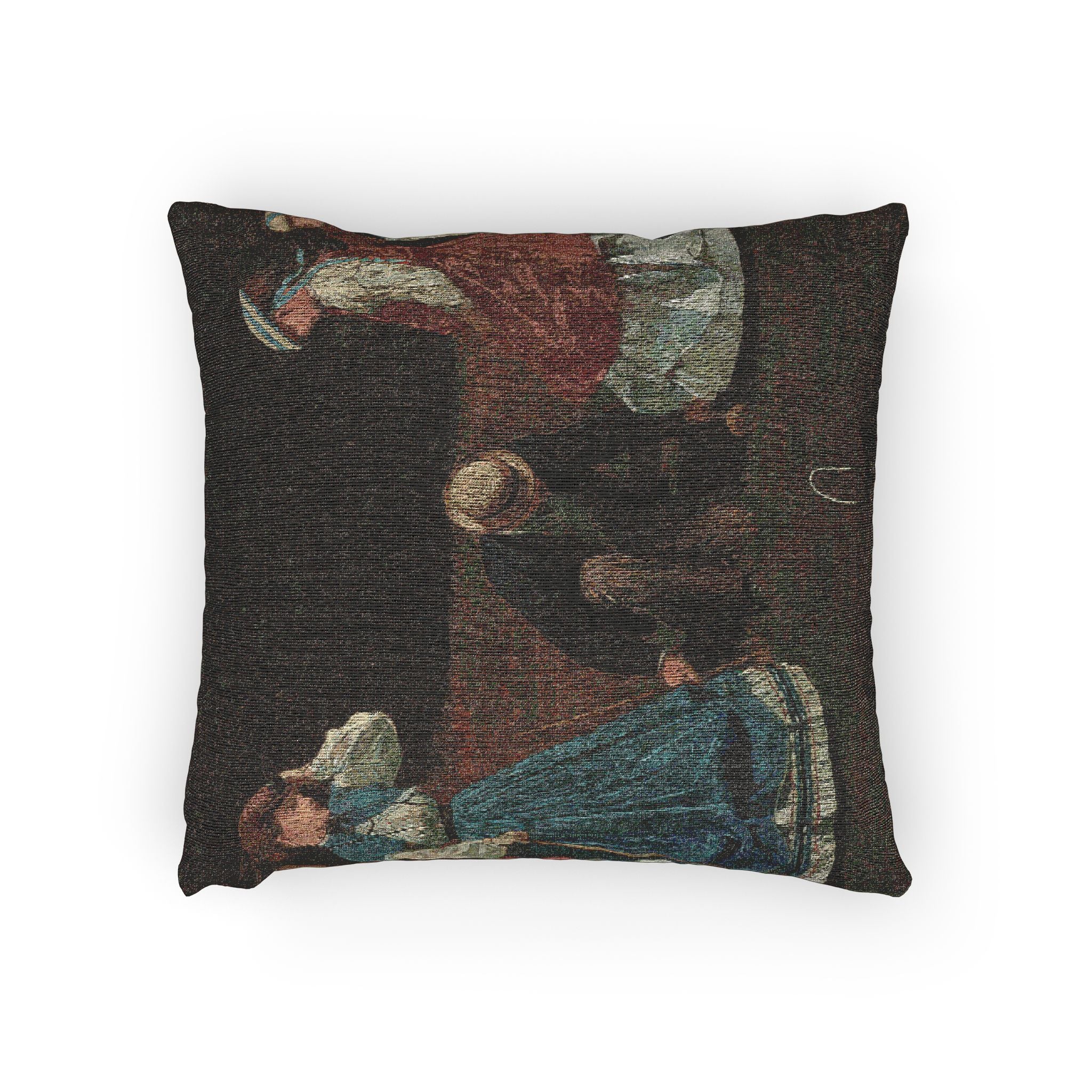 Winslow Homer - Croquet Scene | Woven Pillow - Image 2