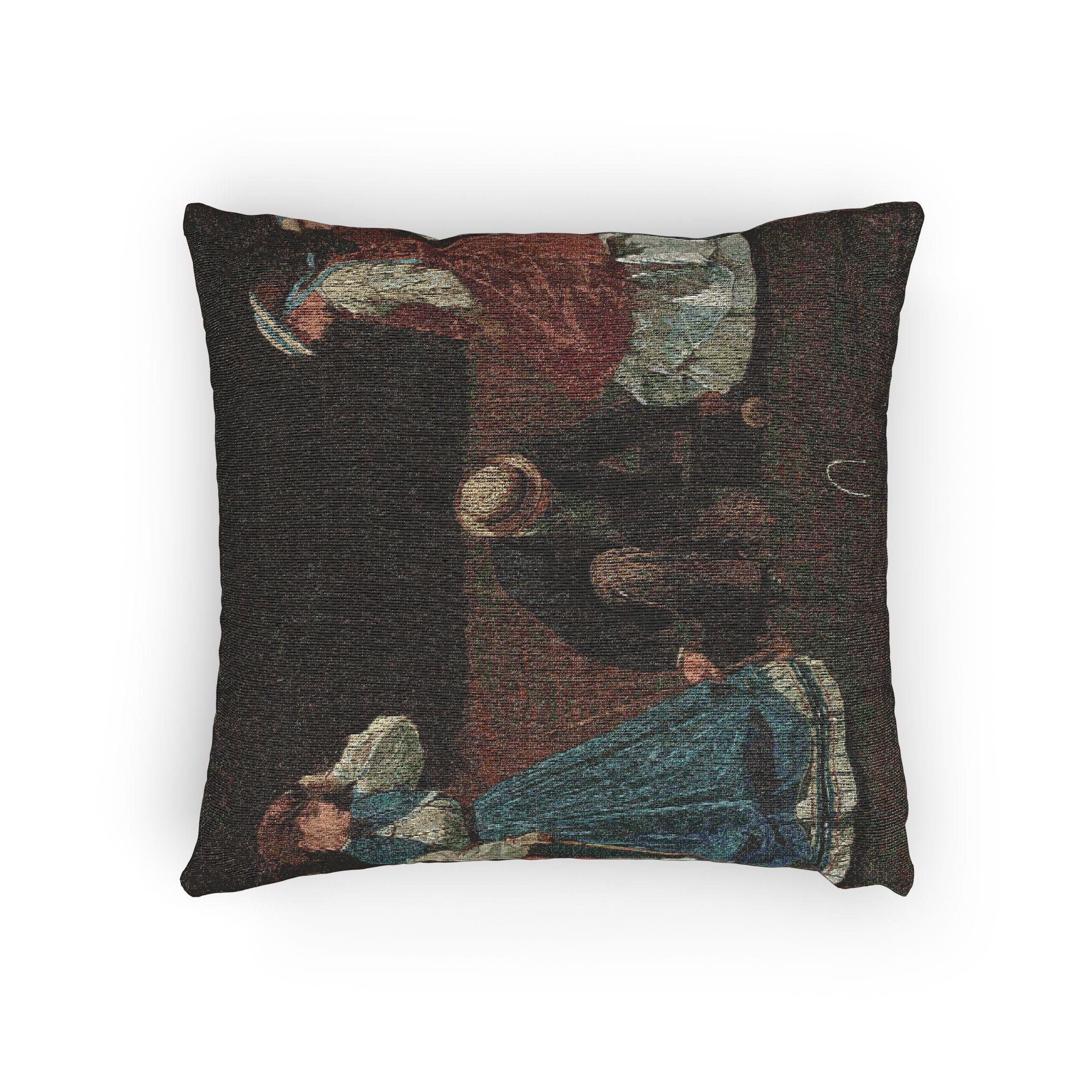 Winslow Homer - Croquet Scene | Woven Pillow - Image 4