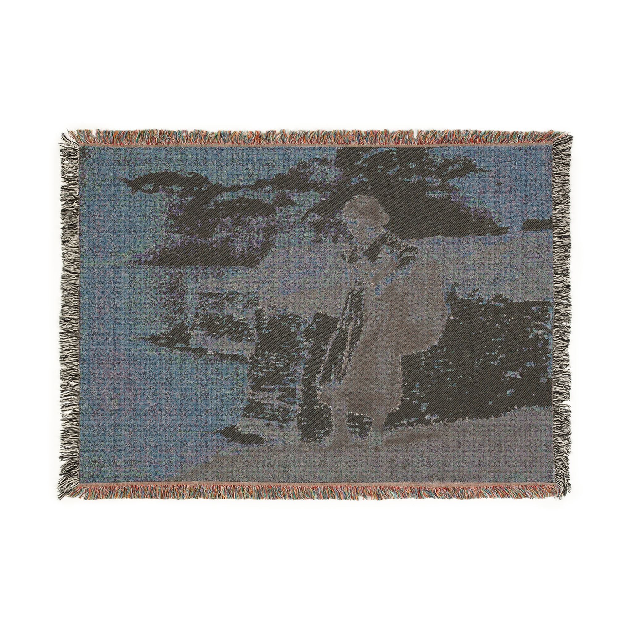 Winslow Homer - Flamborough Head, England | Woven Tapestry Blanket - Image 4