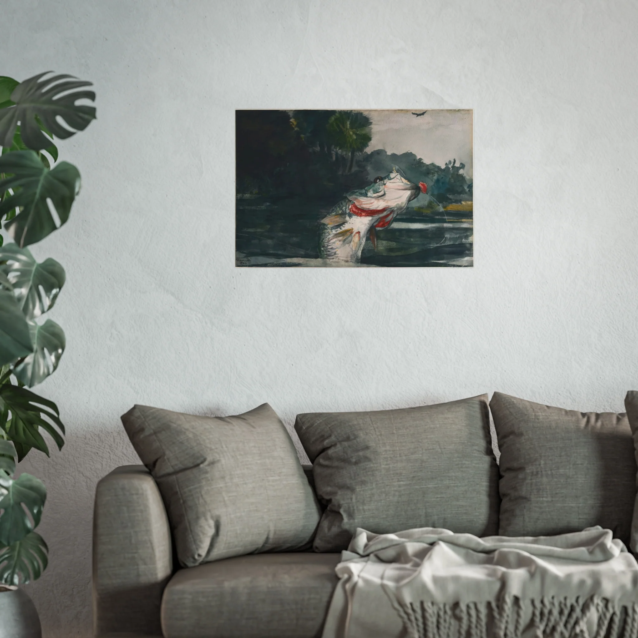 Winslow Homer - Life-Size Black Bass | Fine Art Poster - Image 11