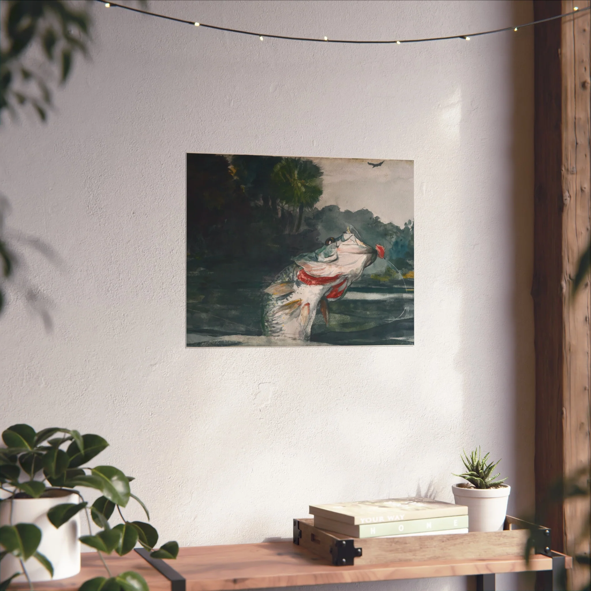 Winslow Homer - Life-Size Black Bass | Fine Art Poster - Image 8