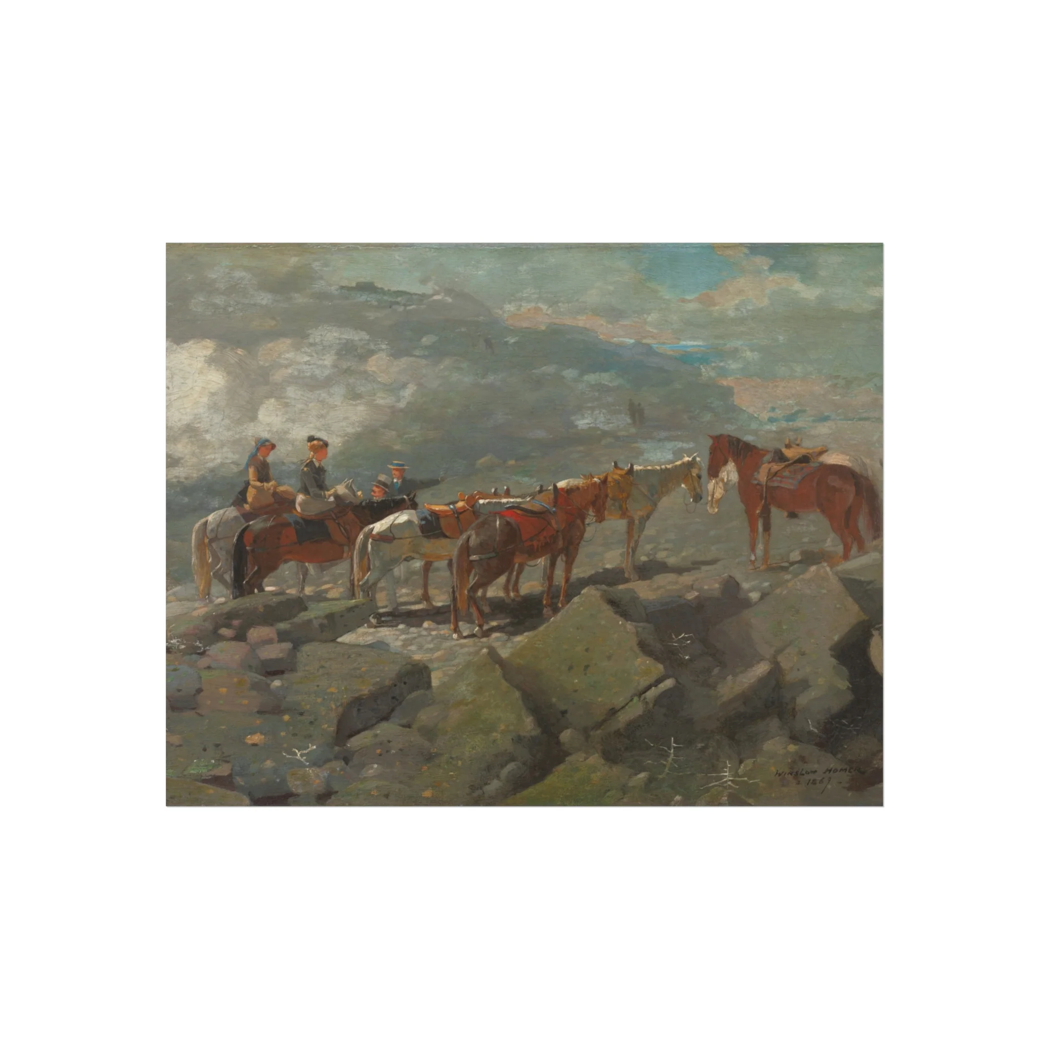 Winslow Homer - Mount Washington | Fine Art Poster